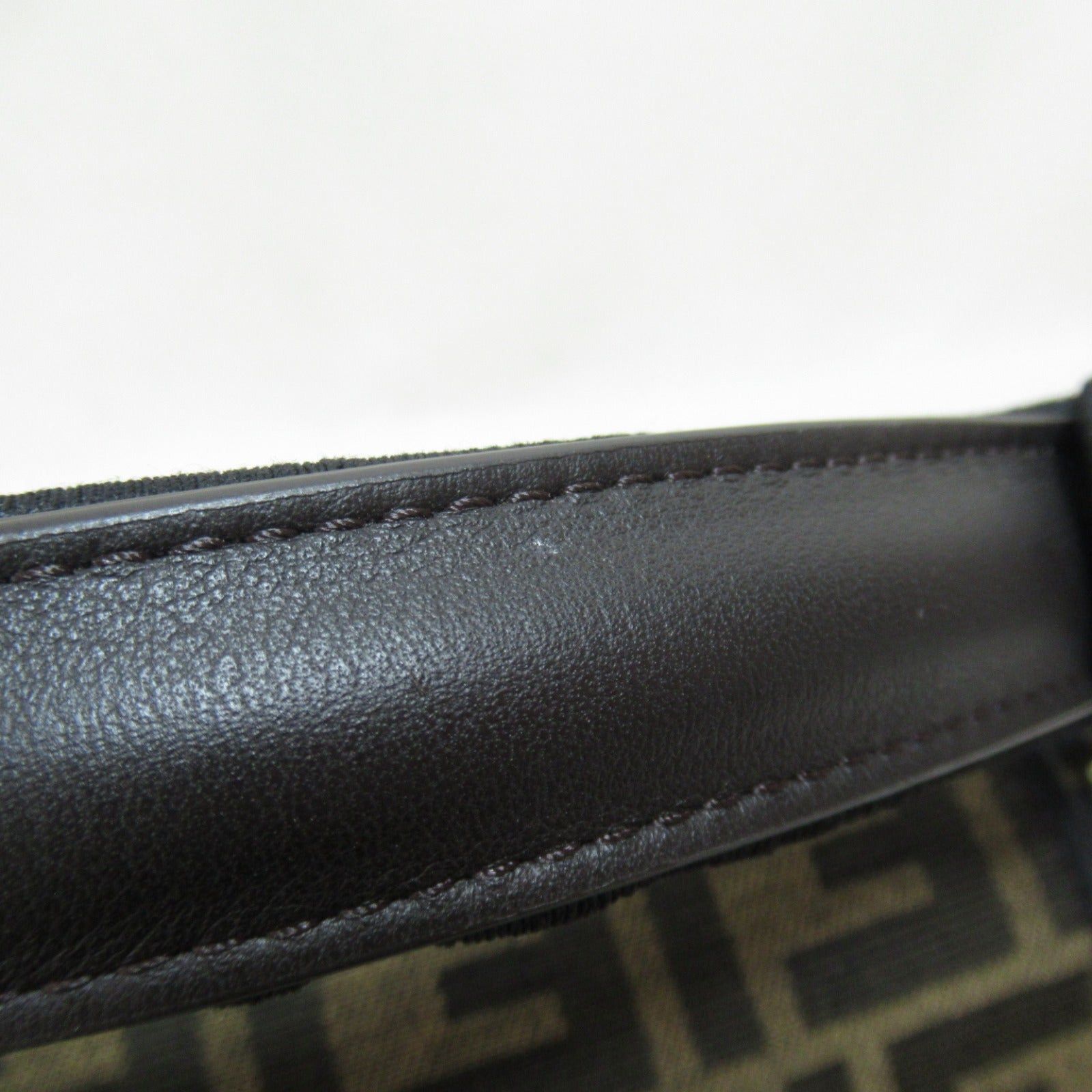 Fendi Fendi Mamma Bucket Shoulder Bag Canvas Leather Brown Size ONE SIZE - 10 Thumbnail