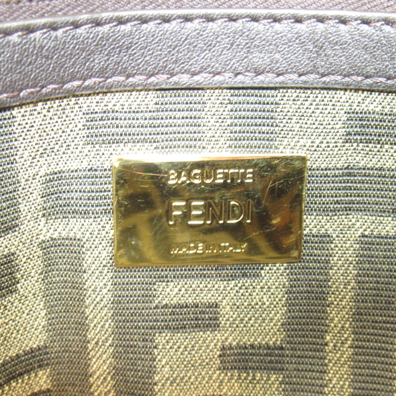 Fendi Fendi Mamma Bucket Shoulder Bag Canvas Leather Brown Size ONE SIZE - 6 Thumbnail