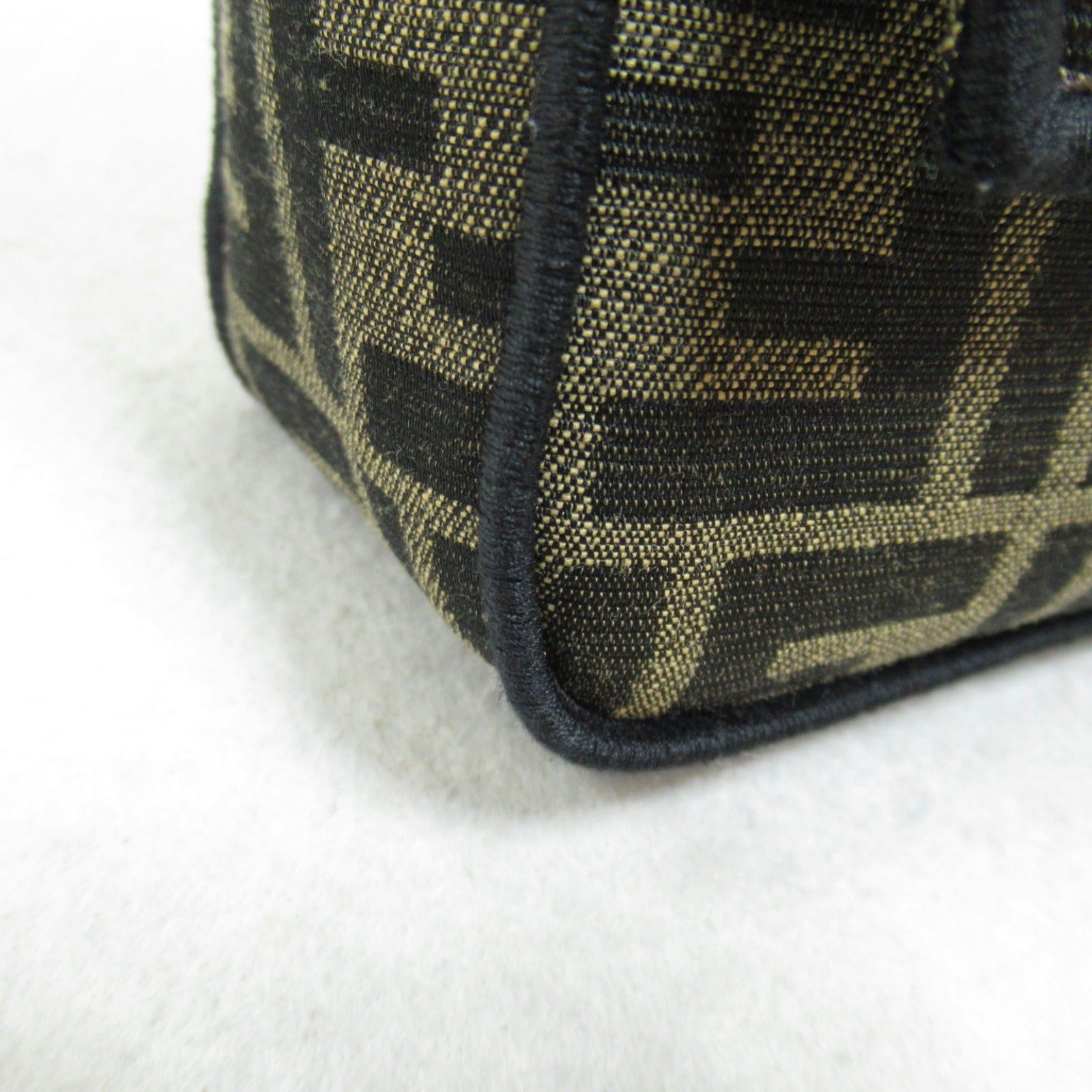 Fendi Fendi Mamma Bucket Shoulder Bag Canvas Leather Brown Size ONE SIZE - 9 Thumbnail