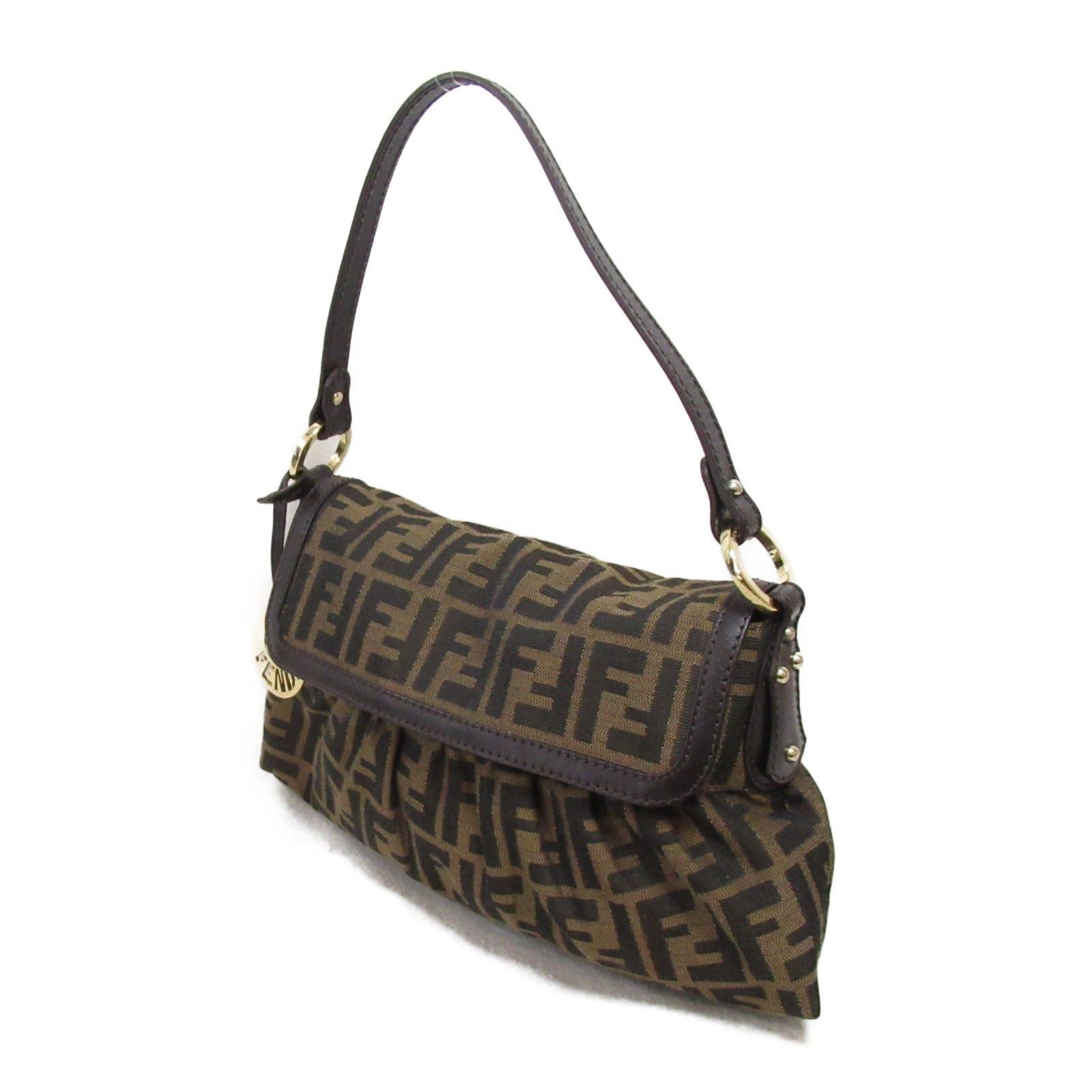 Fendi Fendi One Shoulder Bag Canvas Brown Size ONE SIZE - 3 Thumbnail