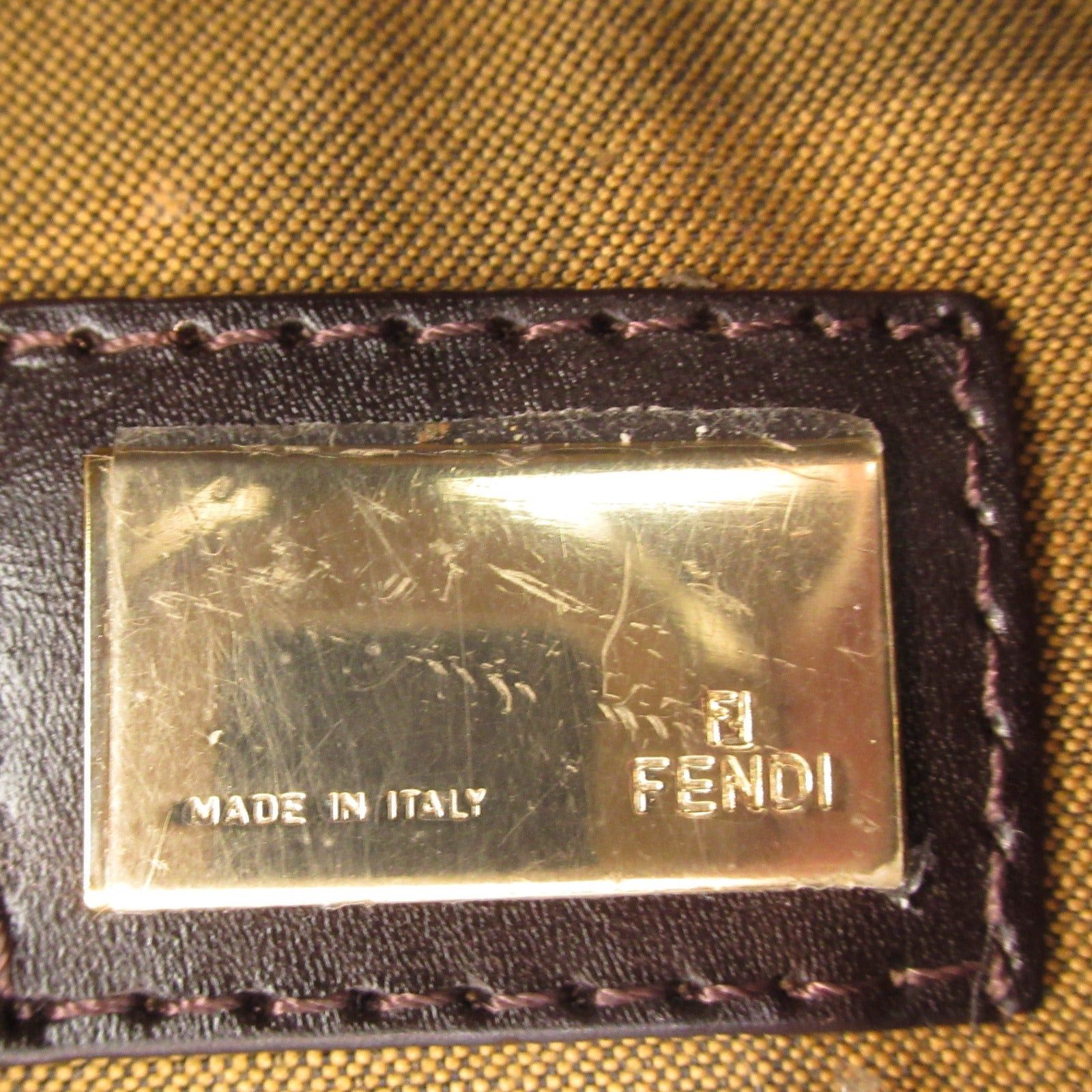 Fendi Fendi One Shoulder Bag Canvas Brown Size ONE SIZE - 6 Thumbnail