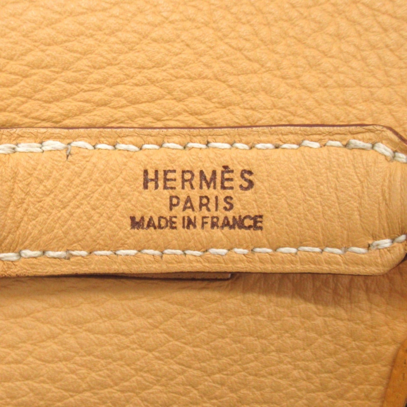 Hermes Hermes Trim 35 Saffron Shoulder Bag Leather Clemence Yellow Gold Hardware □D Stamp Size ONE SIZE - 6 Thumbnail