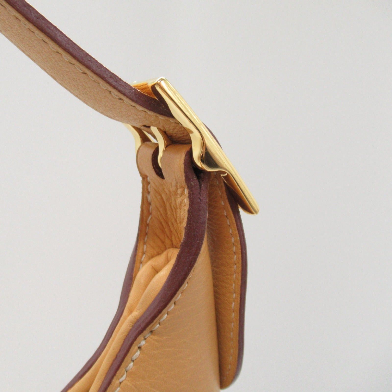 Hermes Hermes Trim 35 Saffron Shoulder Bag Leather Clemence Yellow Gold Hardware □D Stamp Size ONE SIZE - 12 Thumbnail