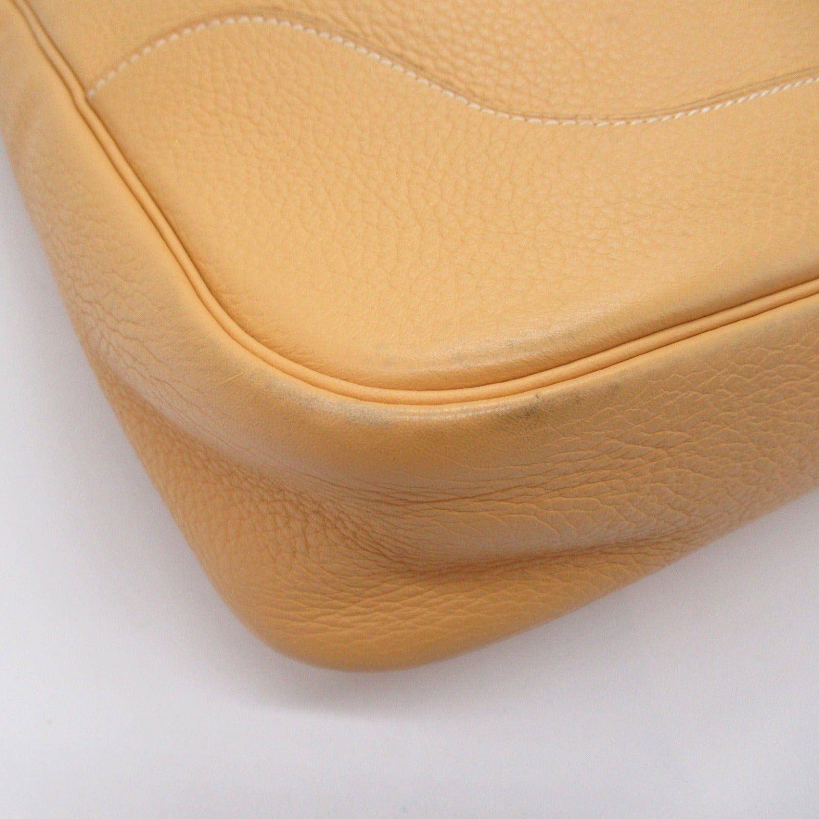 Hermes Hermes Trim 35 Saffron Shoulder Bag Leather Clemence Yellow Gold Hardware □D Stamp Size ONE SIZE - 10 Thumbnail