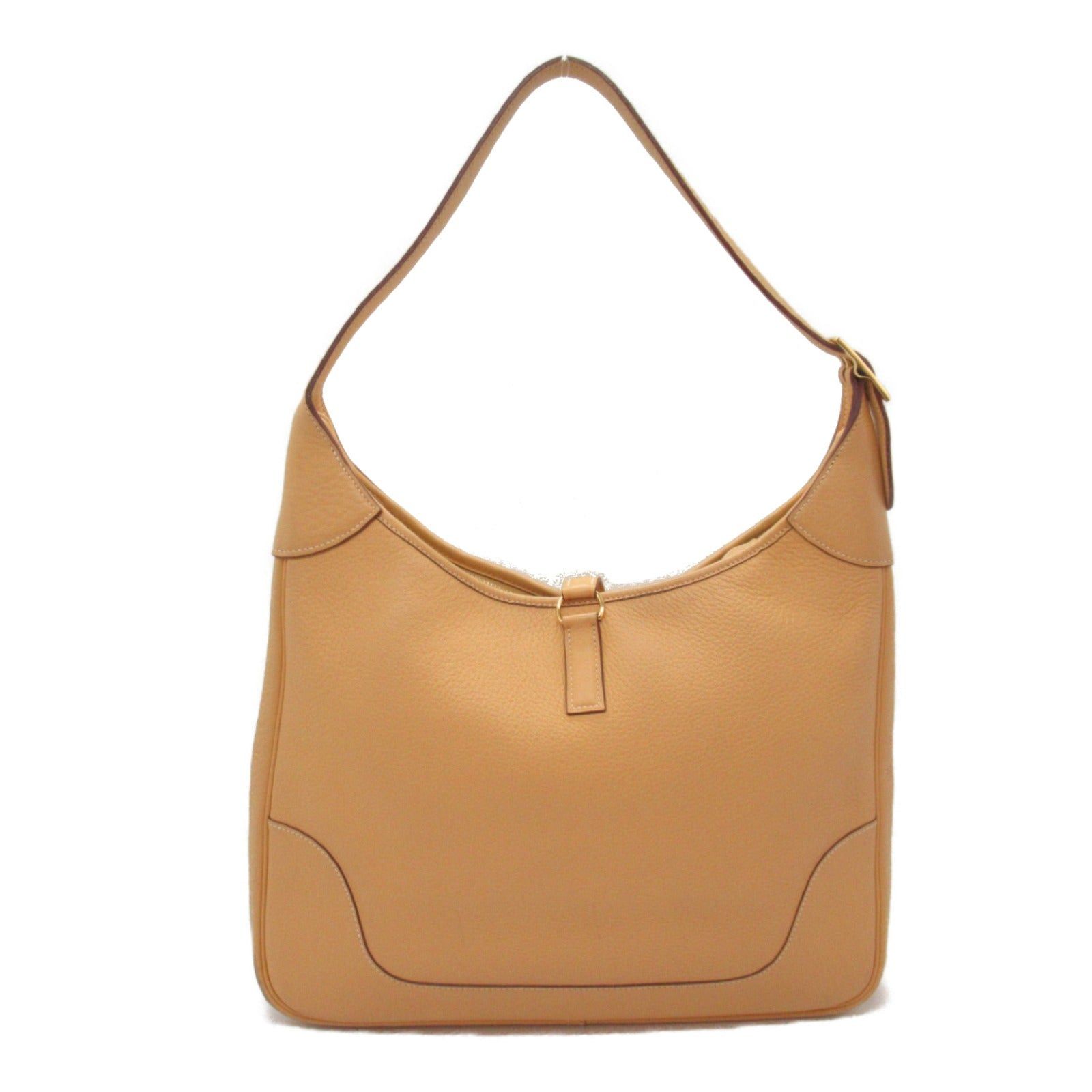 Hermes Hermes Trim 35 Saffron Shoulder Bag Leather Clemence Yellow Gold Hardware □D Stamp Size ONE SIZE - 2 Thumbnail