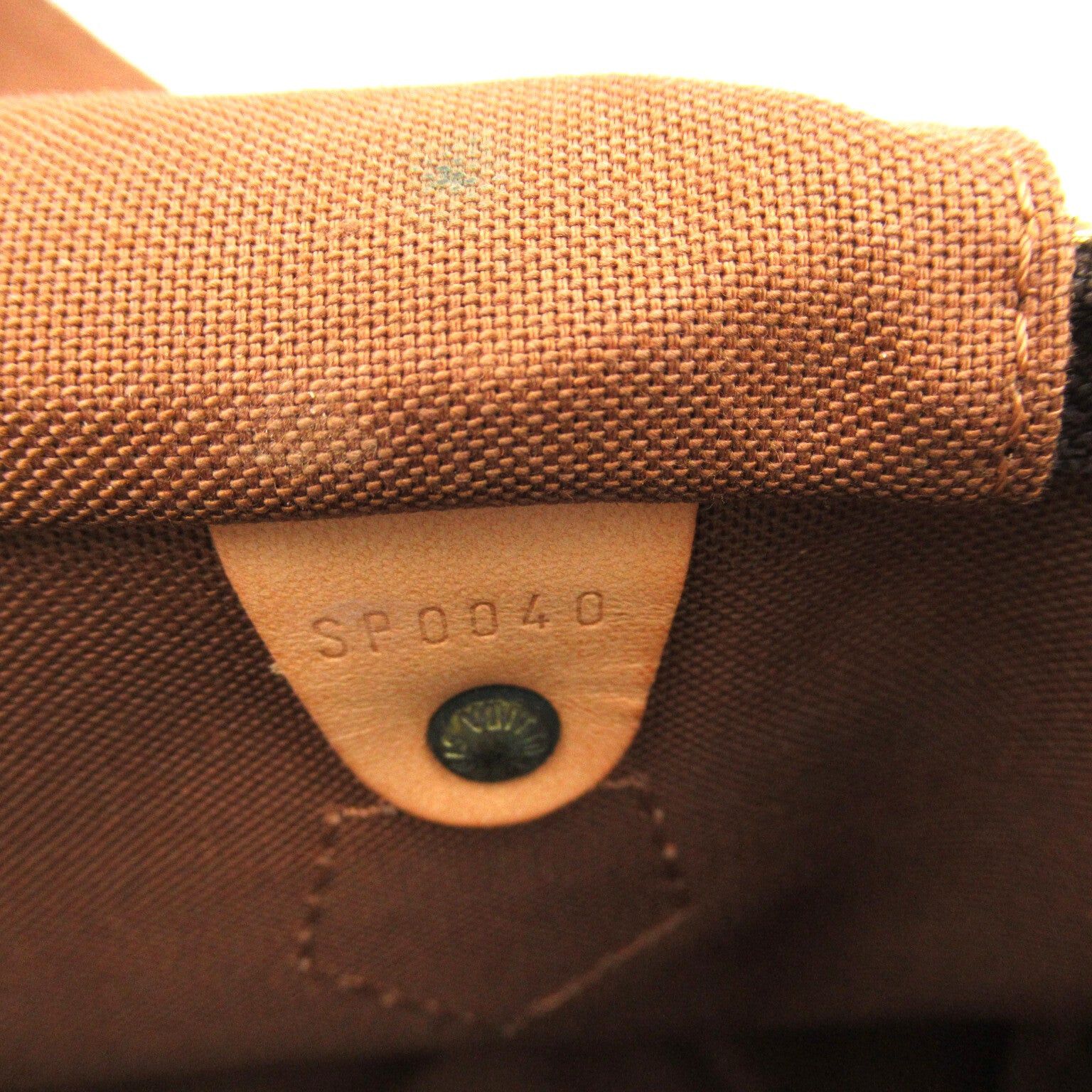 Louis Vuitton Louis Vuitton Speedy 35 Handbag Canvas Monogram Brown Size ONE SIZE - 7 Thumbnail