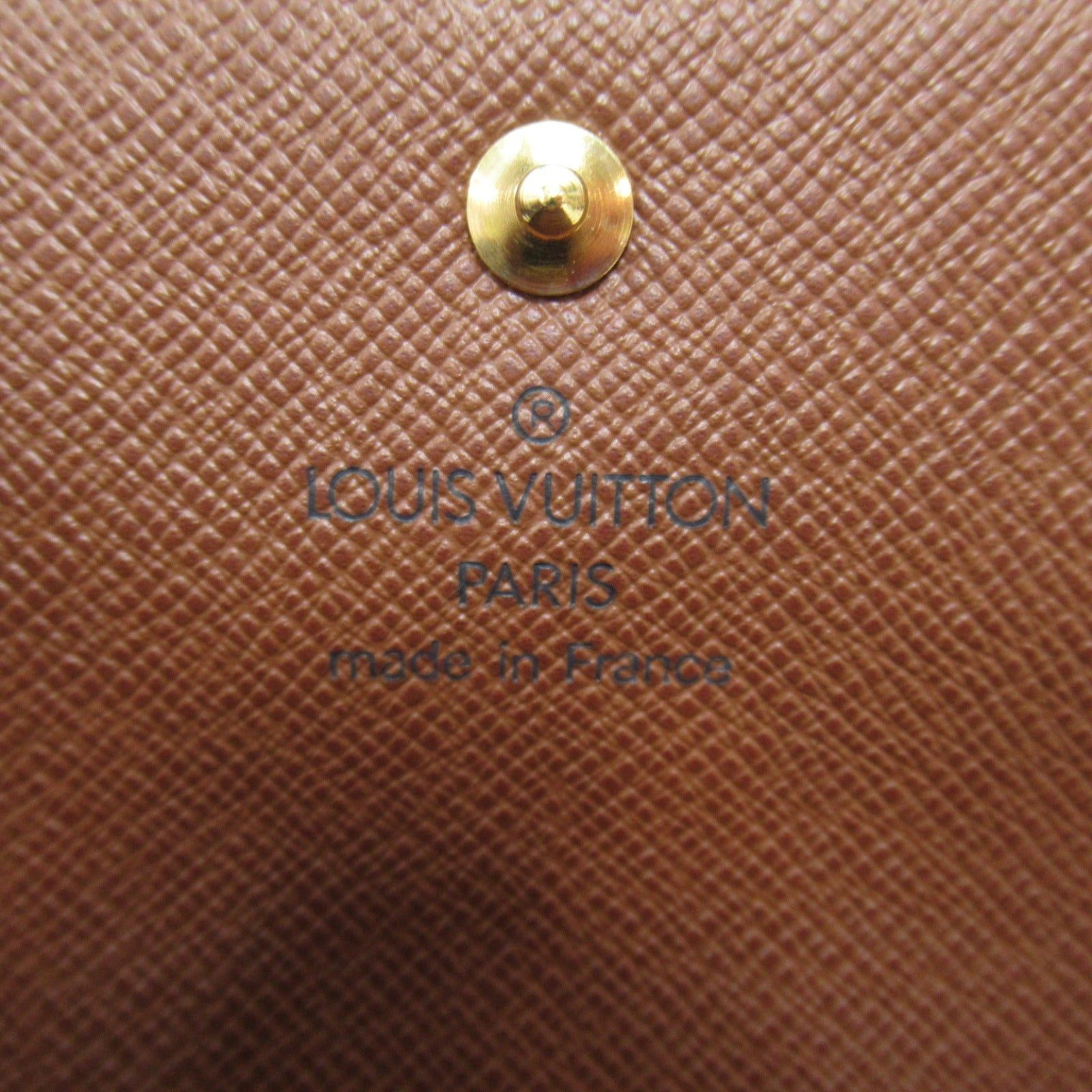 Louis Vuitton Louis Vuitton Porto Tresor Etui Papier Trifold Long Wallet Coated Canvas Monogram Brown Size ONE SIZE - 6 Thumbnail