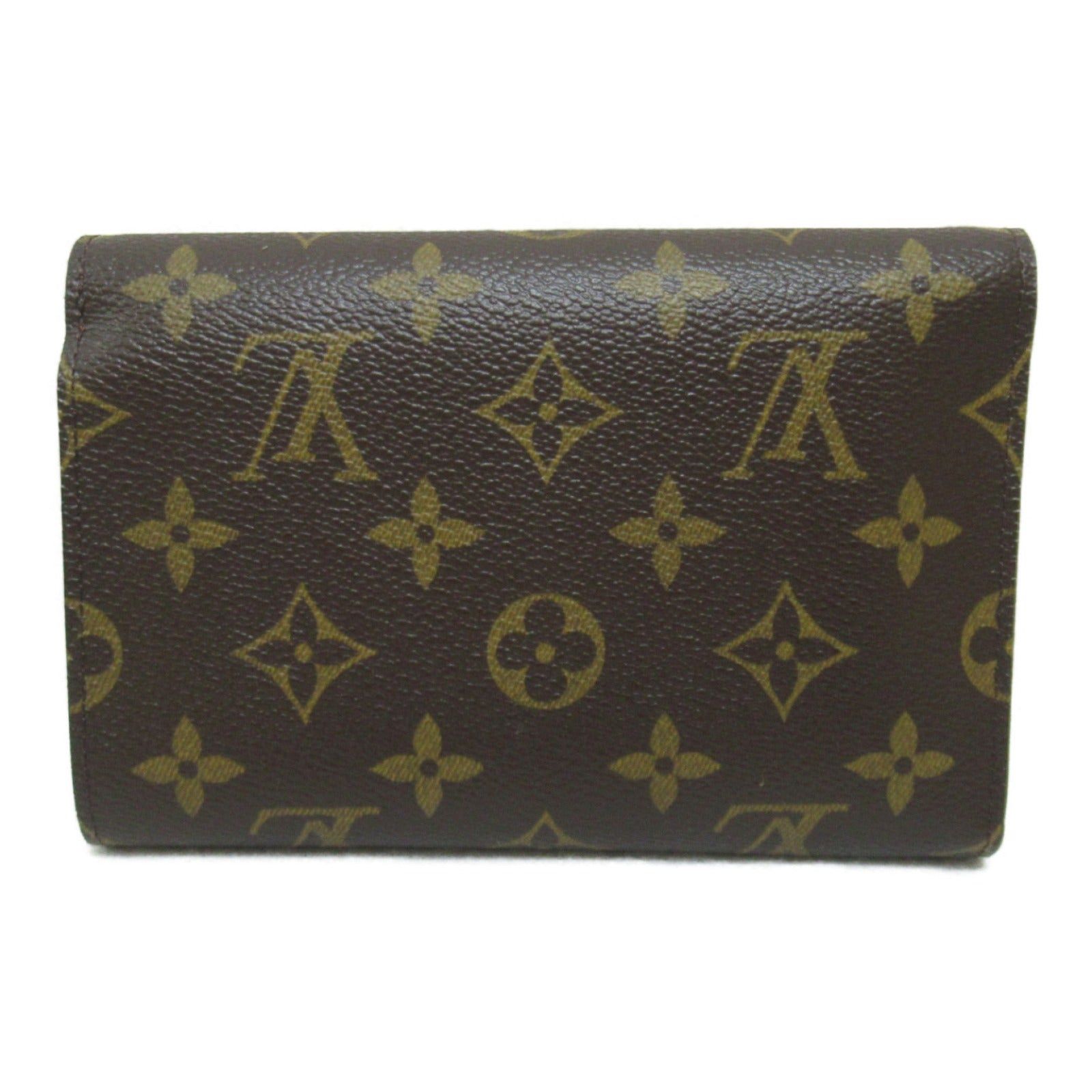 Louis Vuitton Louis Vuitton Porto Tresor Etui Papier Trifold Long Wallet Coated Canvas Monogram Brown Size ONE SIZE - 2 Thumbnail