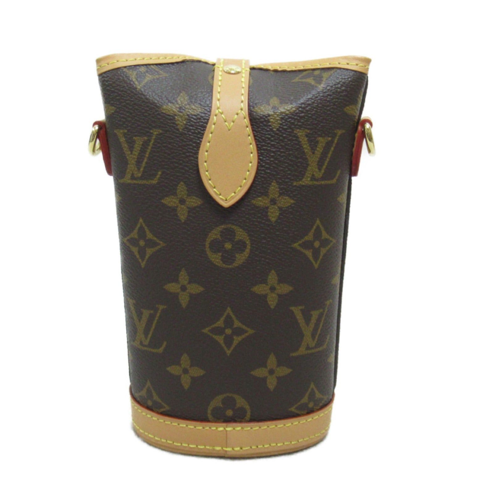 Louis Vuitton Louis Vuitton Fold Me Pouch Shoulder Bag Coated Canvas Monogram Brown Size ONE SIZE - 2 Thumbnail