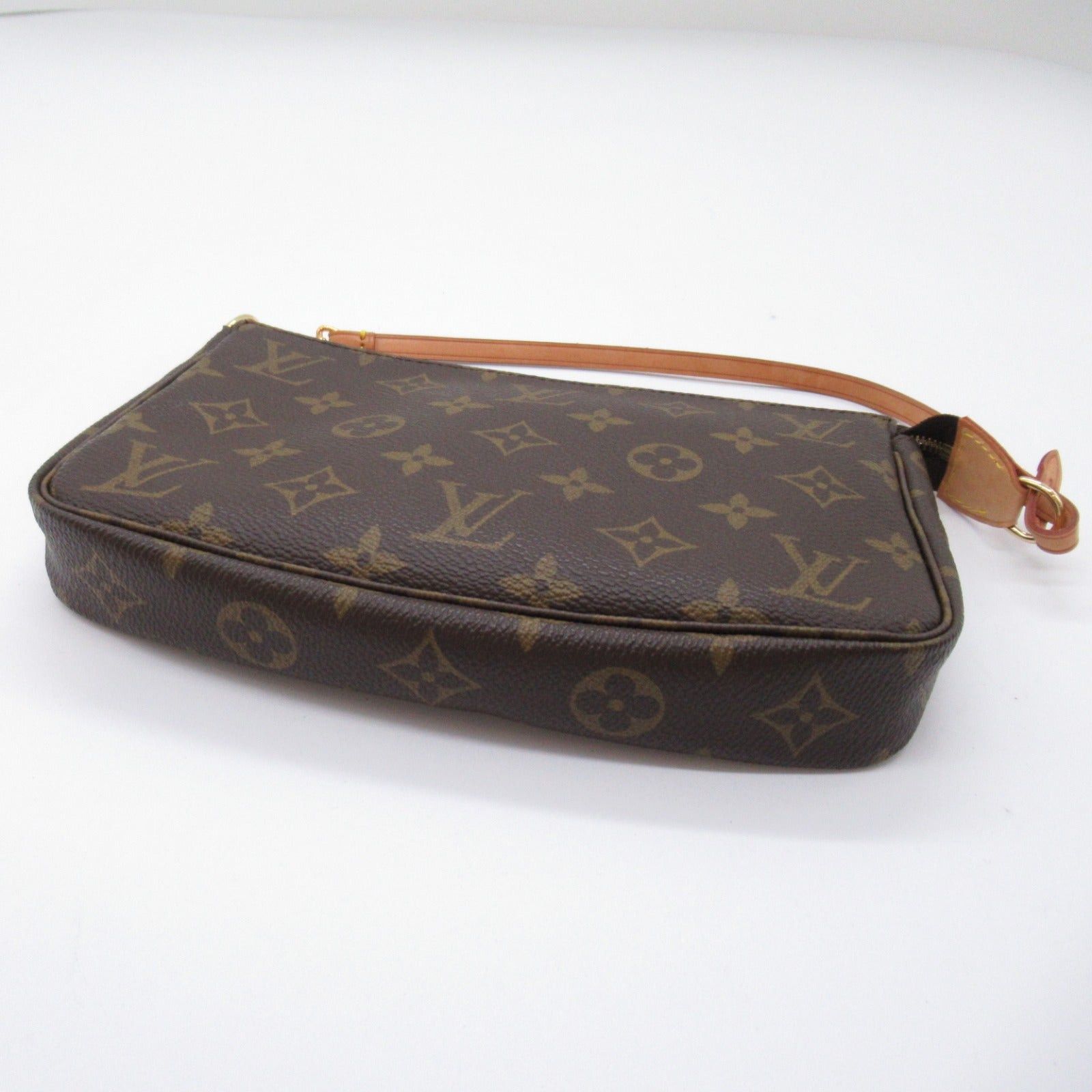 Louis Vuitton Louis Vuitton Pochette Accessoires Accessory Pouch Handbag Coated Canvas Monogram Brown Size ONE SIZE - 4 Thumbnail