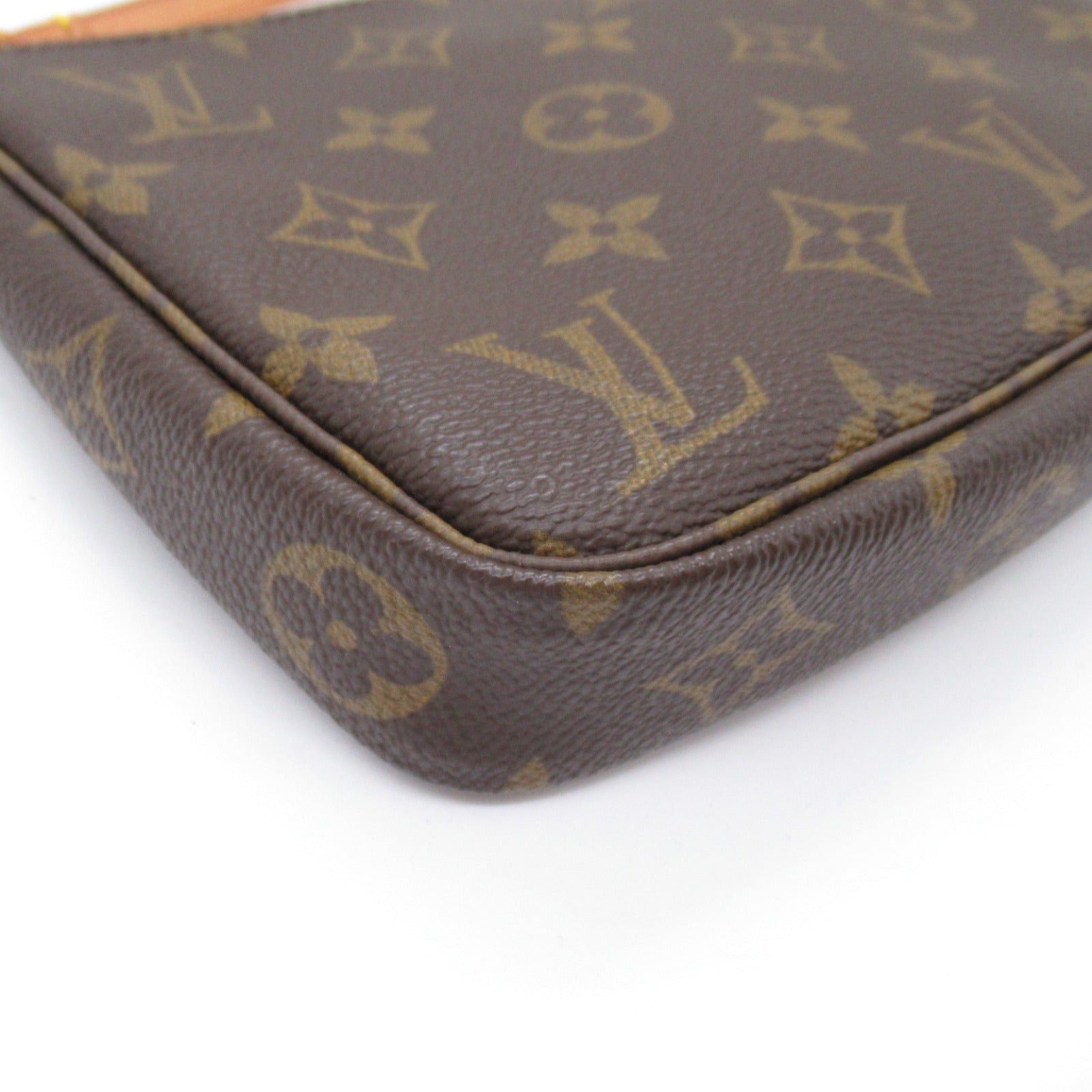 Louis Vuitton Louis Vuitton Pochette Accessoires Accessory Pouch Handbag Coated Canvas Monogram Brown Size ONE SIZE - 10 Thumbnail