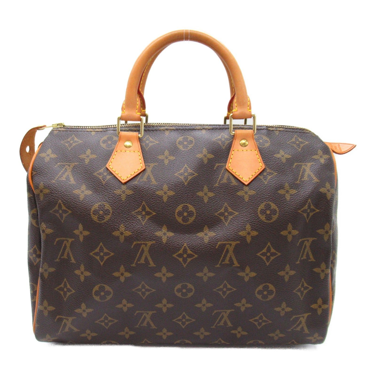 Louis Vuitton Louis Vuitton Speedy 30 Handbag Coated Canvas Monogram Brown Size ONE SIZE - 2 Thumbnail