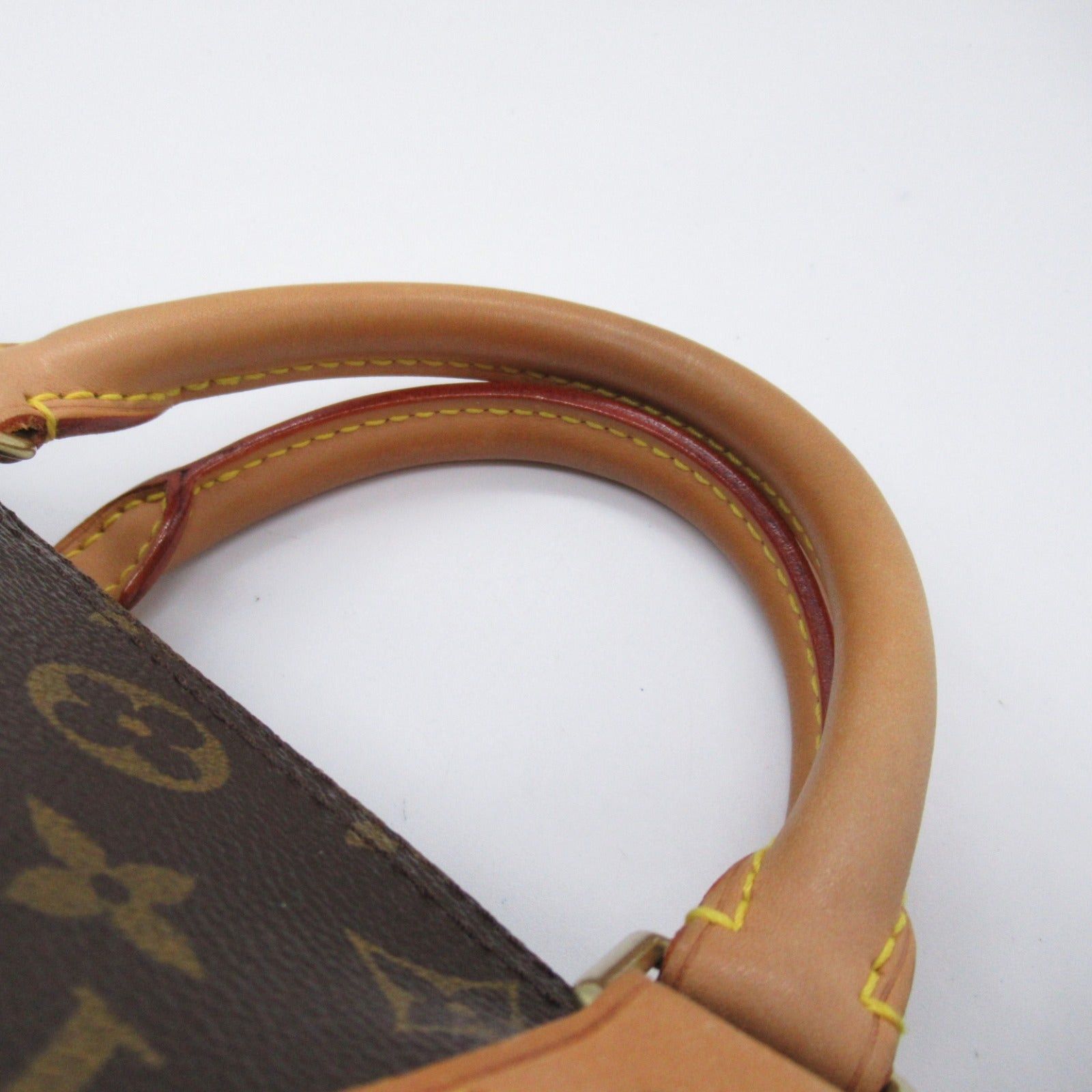 Louis Vuitton Louis Vuitton Speedy 30 Handbag Coated Canvas Monogram Brown Size ONE SIZE - 8 Thumbnail