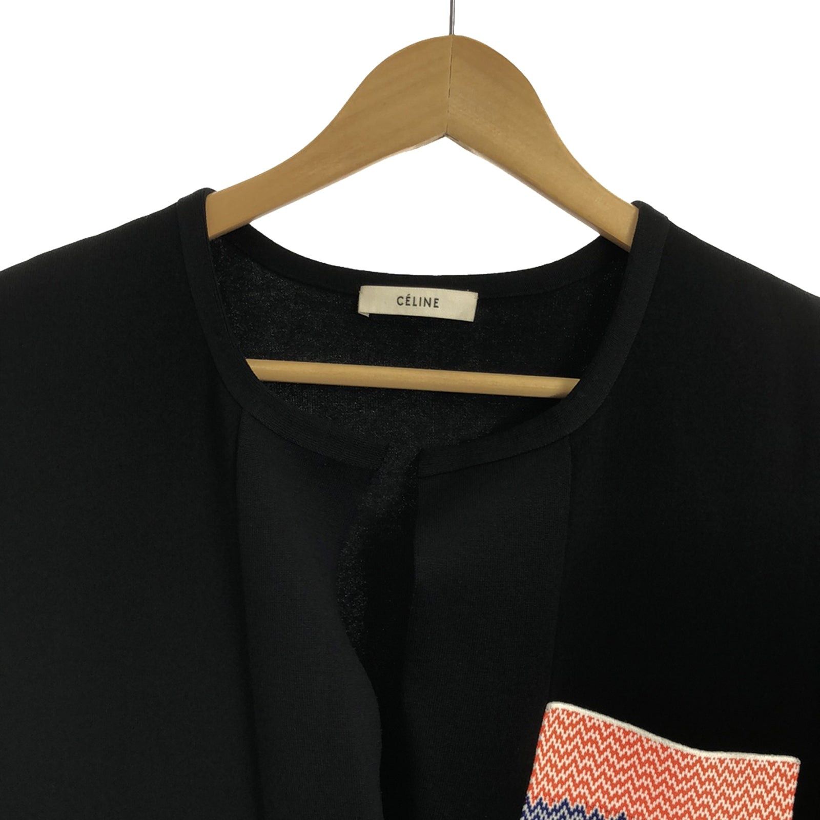 Celine Celine Knitted Sweater Knit Silk Rayon Black Size ONE SIZE - 3 Thumbnail