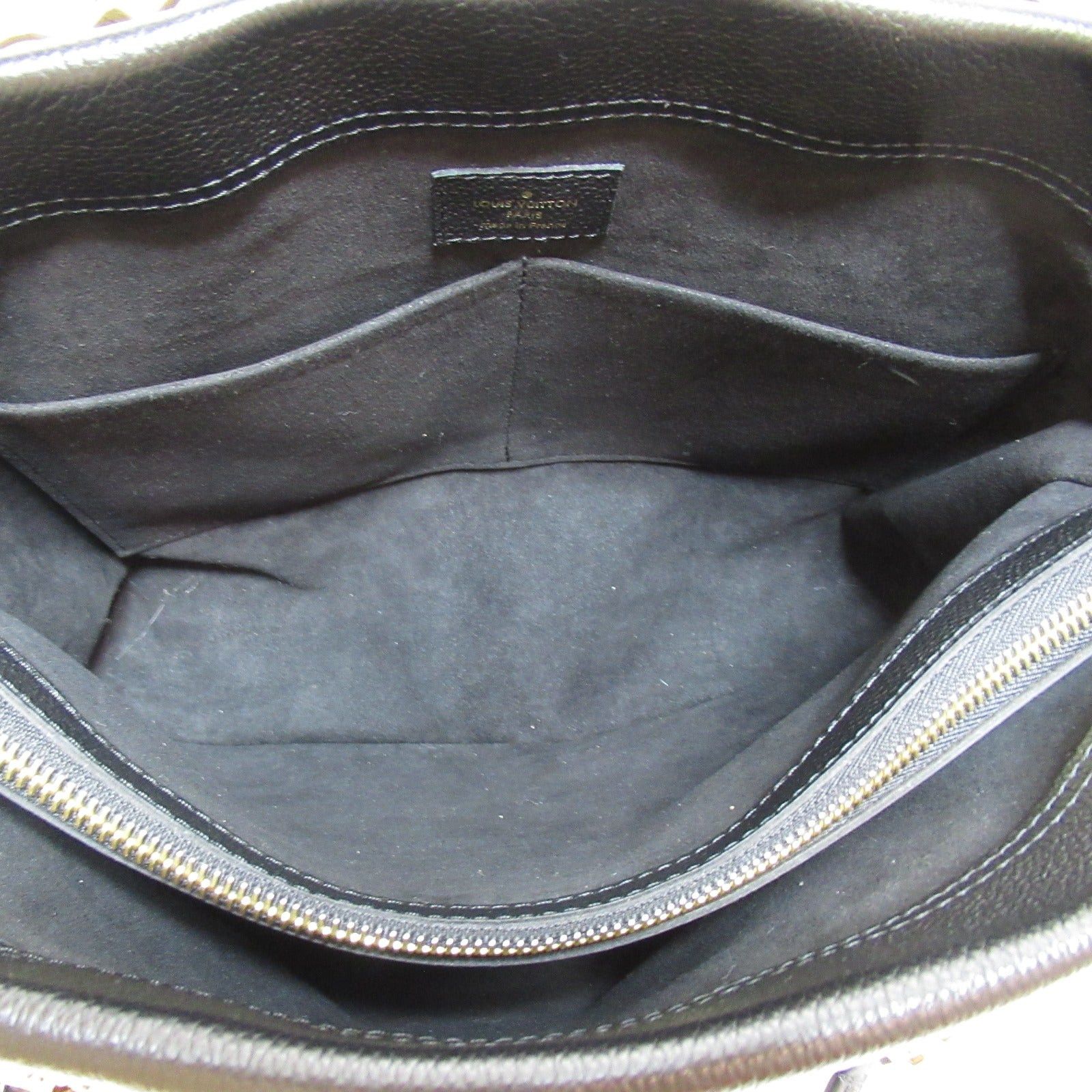 Louis Vuitton Louis Vuitton Pallas Shopper Tote Bag Handbag Coated Canvas Monogram Black Noir Size ONE SIZE - 5 Thumbnail