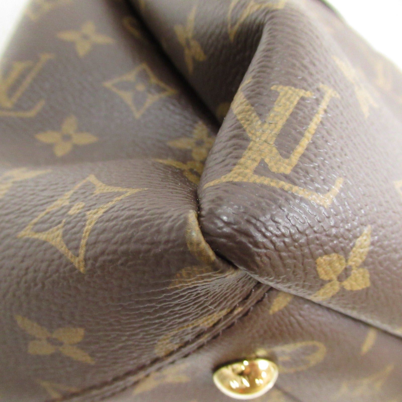Louis Vuitton Louis Vuitton Pallas Shopper Tote Bag Handbag Coated Canvas Monogram Black Noir Size ONE SIZE - 10 Thumbnail