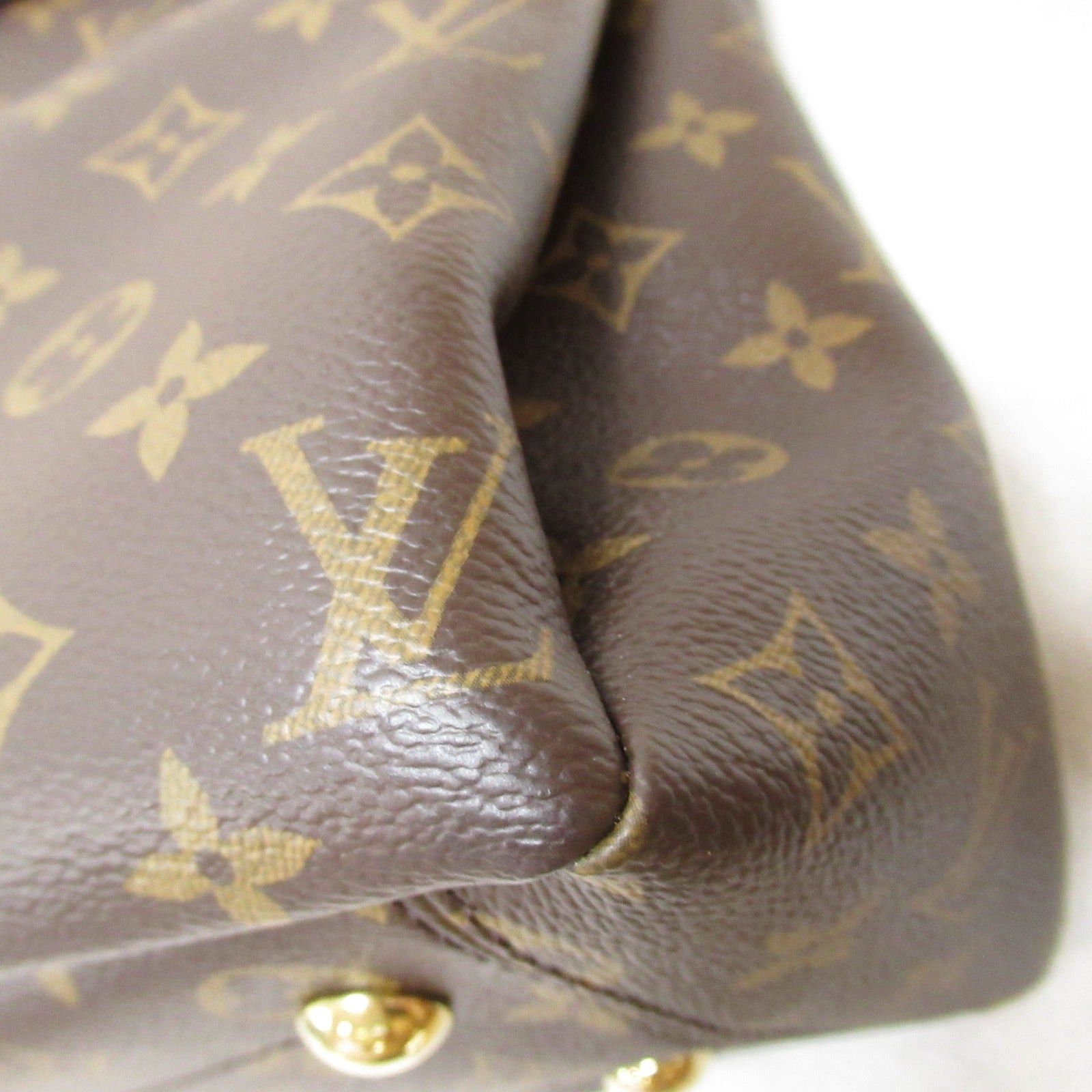 Louis Vuitton Louis Vuitton Pallas Shopper Tote Bag Handbag Coated Canvas Monogram Black Noir Size ONE SIZE - 9 Thumbnail