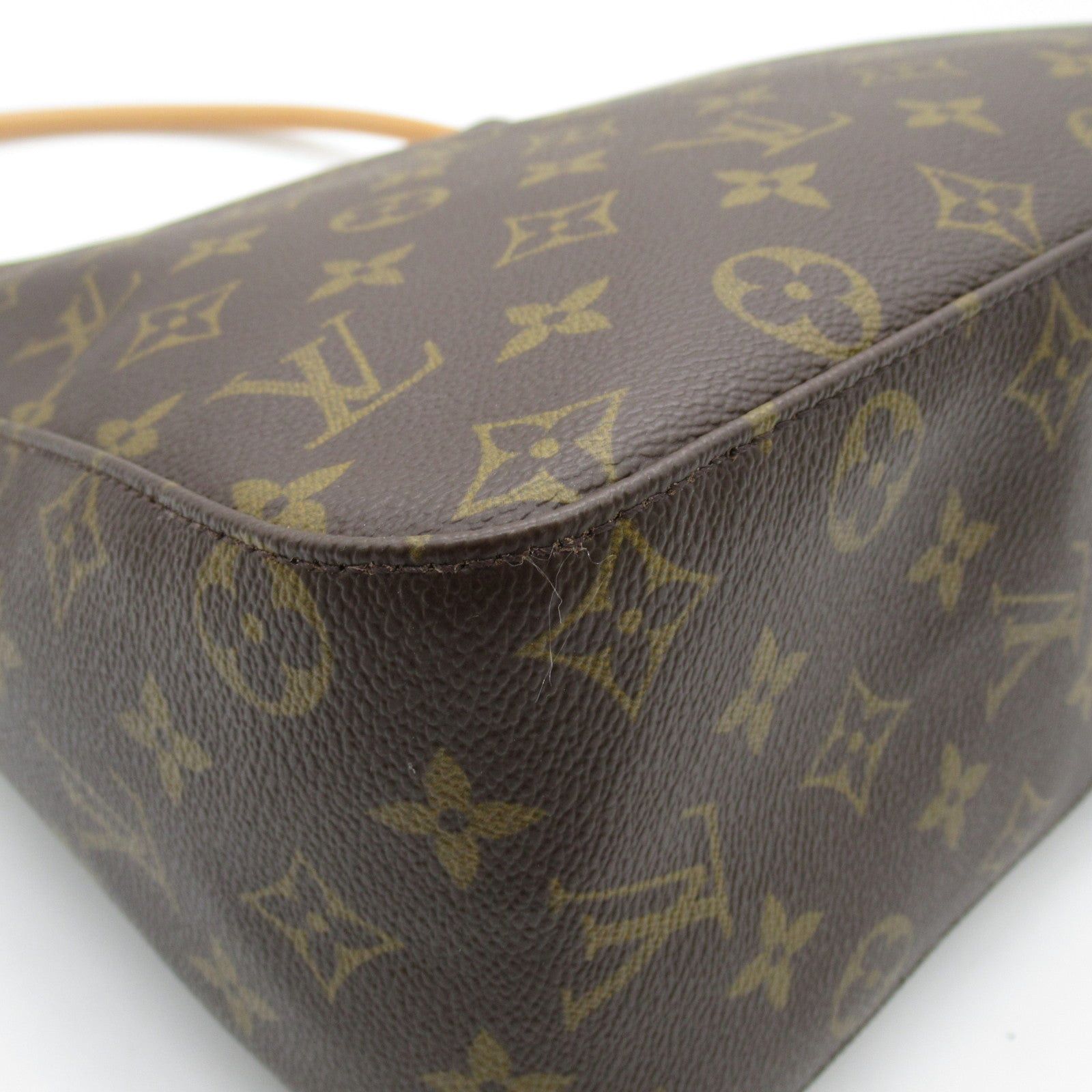Louis Vuitton Louis Vuitton Looping Gm Shoulder Bag Coated Canvas Monogram Brown Size ONE SIZE - 7 Thumbnail