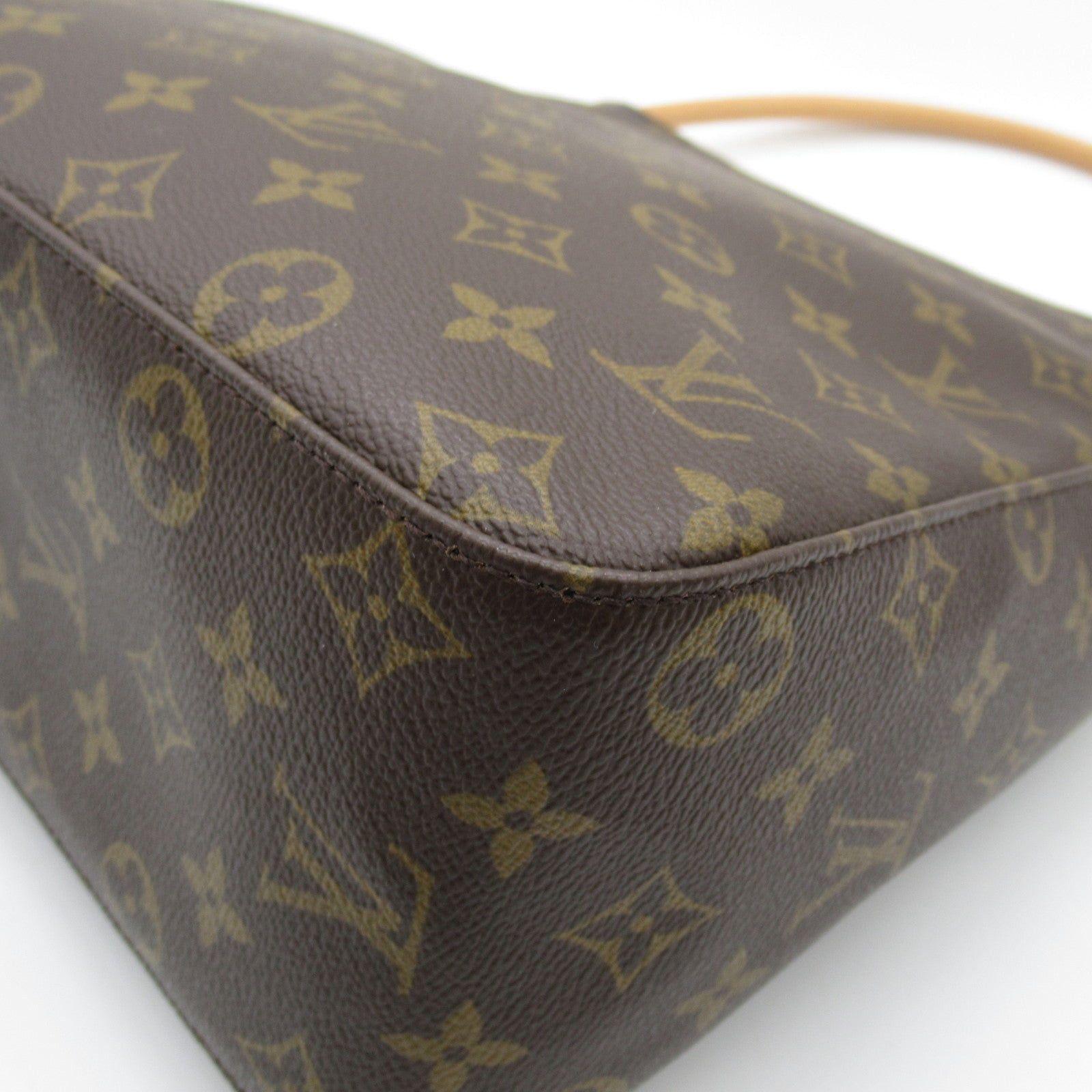 Louis Vuitton Louis Vuitton Looping Gm Shoulder Bag Coated Canvas Monogram Brown Size ONE SIZE - 8 Thumbnail