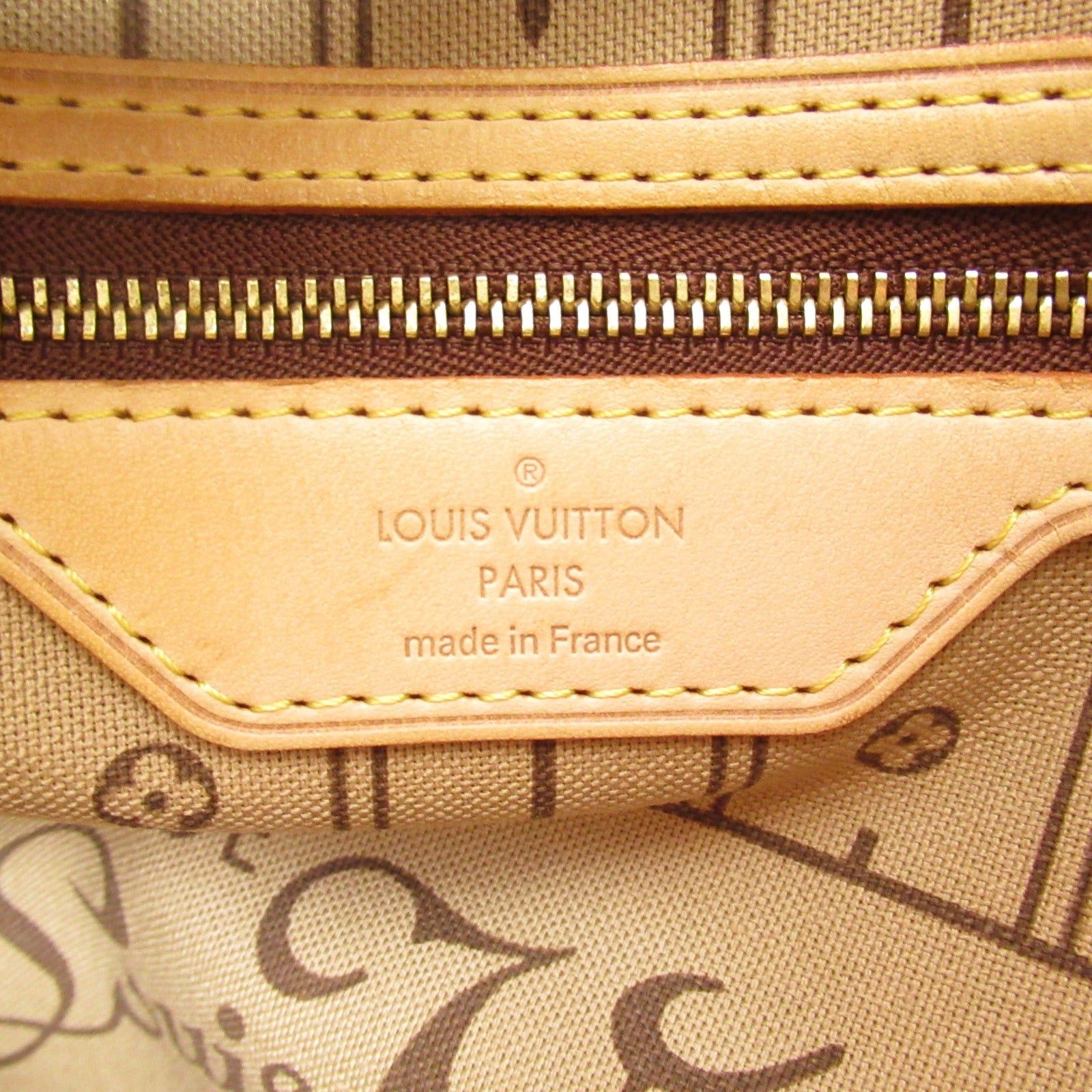 Louis Vuitton Louis Vuitton Neverfull Mm Tote Bag Handbag Coated Canvas Monogram Brown Beige Size ONE SIZE - 6 Thumbnail