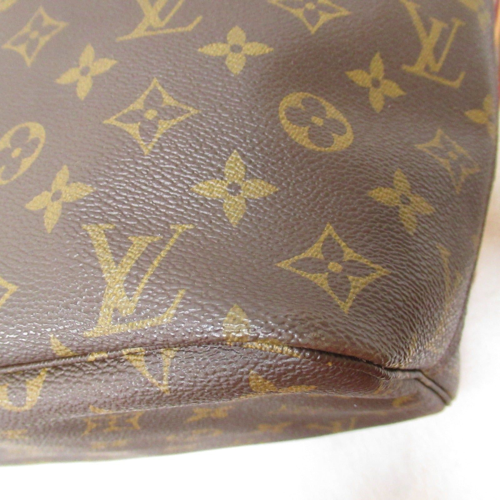 Louis Vuitton Louis Vuitton Neverfull Mm Tote Bag Handbag Coated Canvas Monogram Brown Beige Size ONE SIZE - 9 Thumbnail