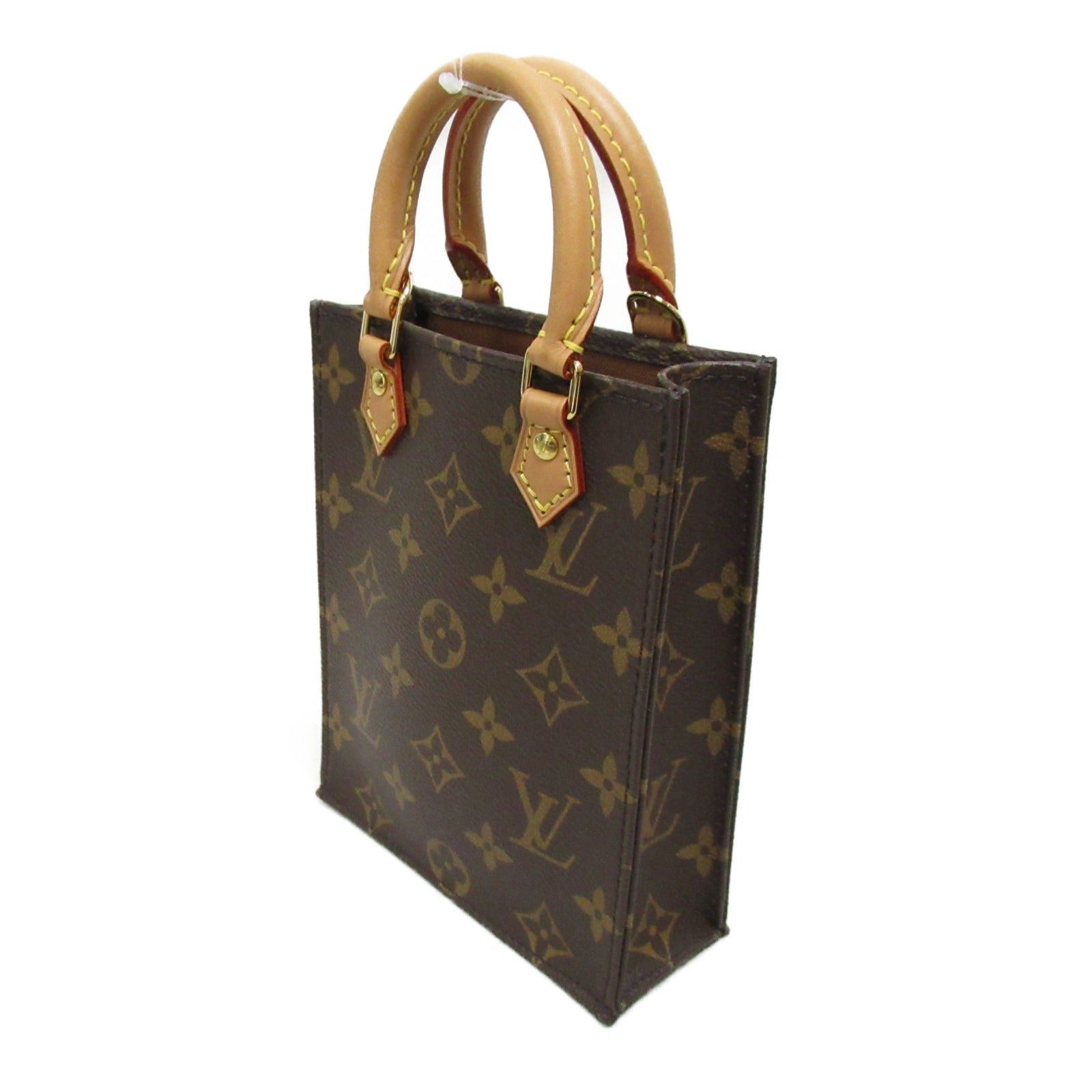 Louis Vuitton Louis Vuitton Petite Sacpra Shoulder Bag Coated Canvas Monogram Brown Size ONE SIZE - 3 Thumbnail