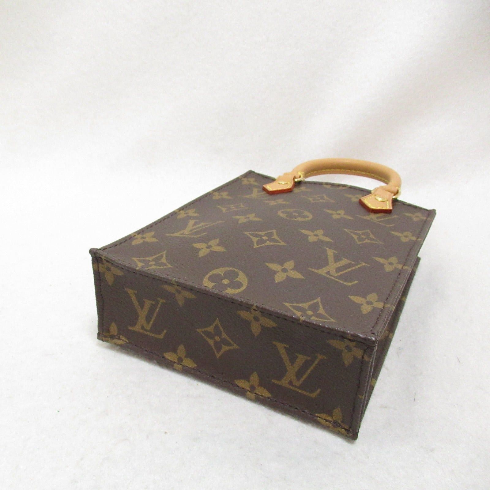 Louis Vuitton Louis Vuitton Petite Sacpra Shoulder Bag Coated Canvas Monogram Brown Size ONE SIZE - 4 Thumbnail