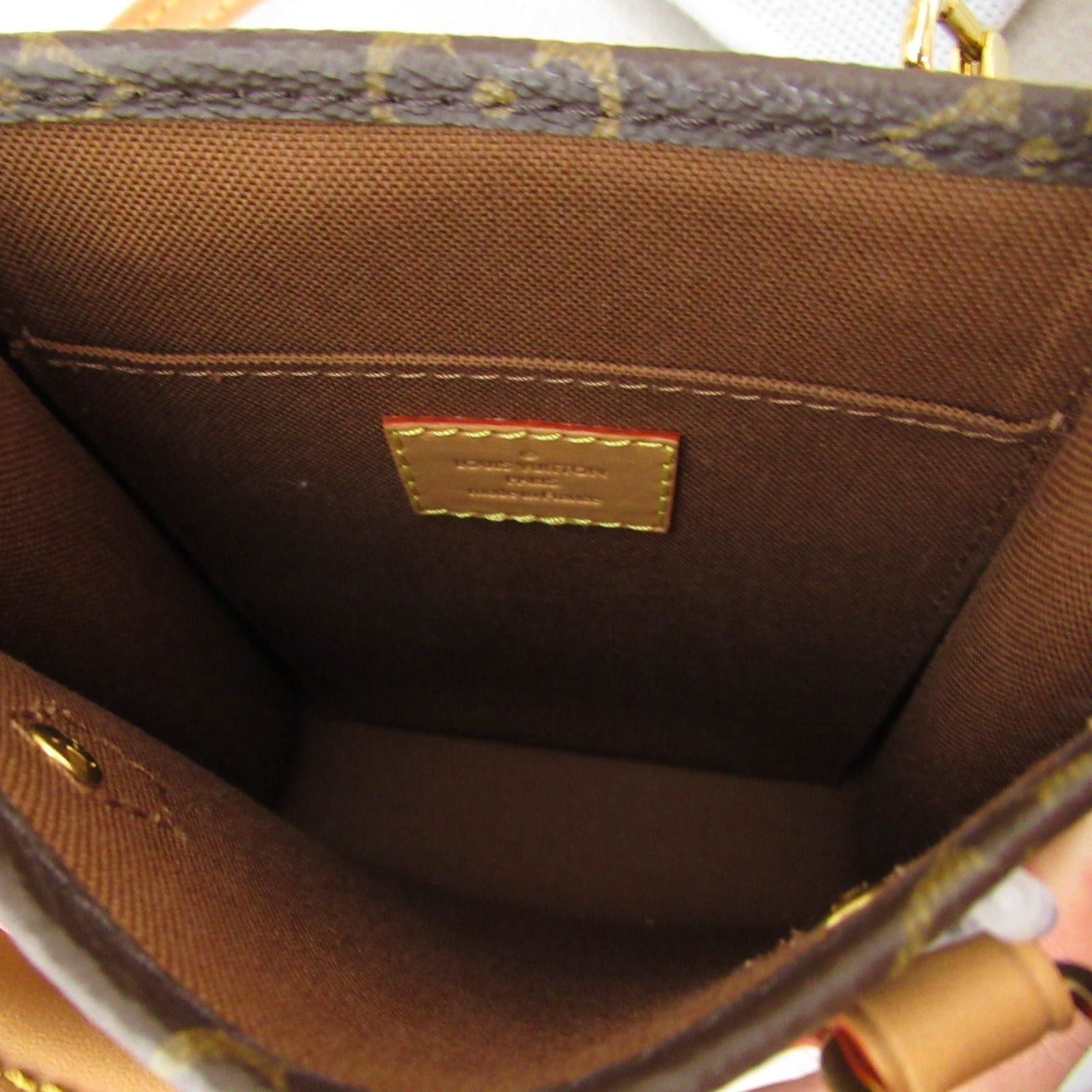 Louis Vuitton Louis Vuitton Petite Sacpra Shoulder Bag Coated Canvas Monogram Brown Size ONE SIZE - 5 Thumbnail