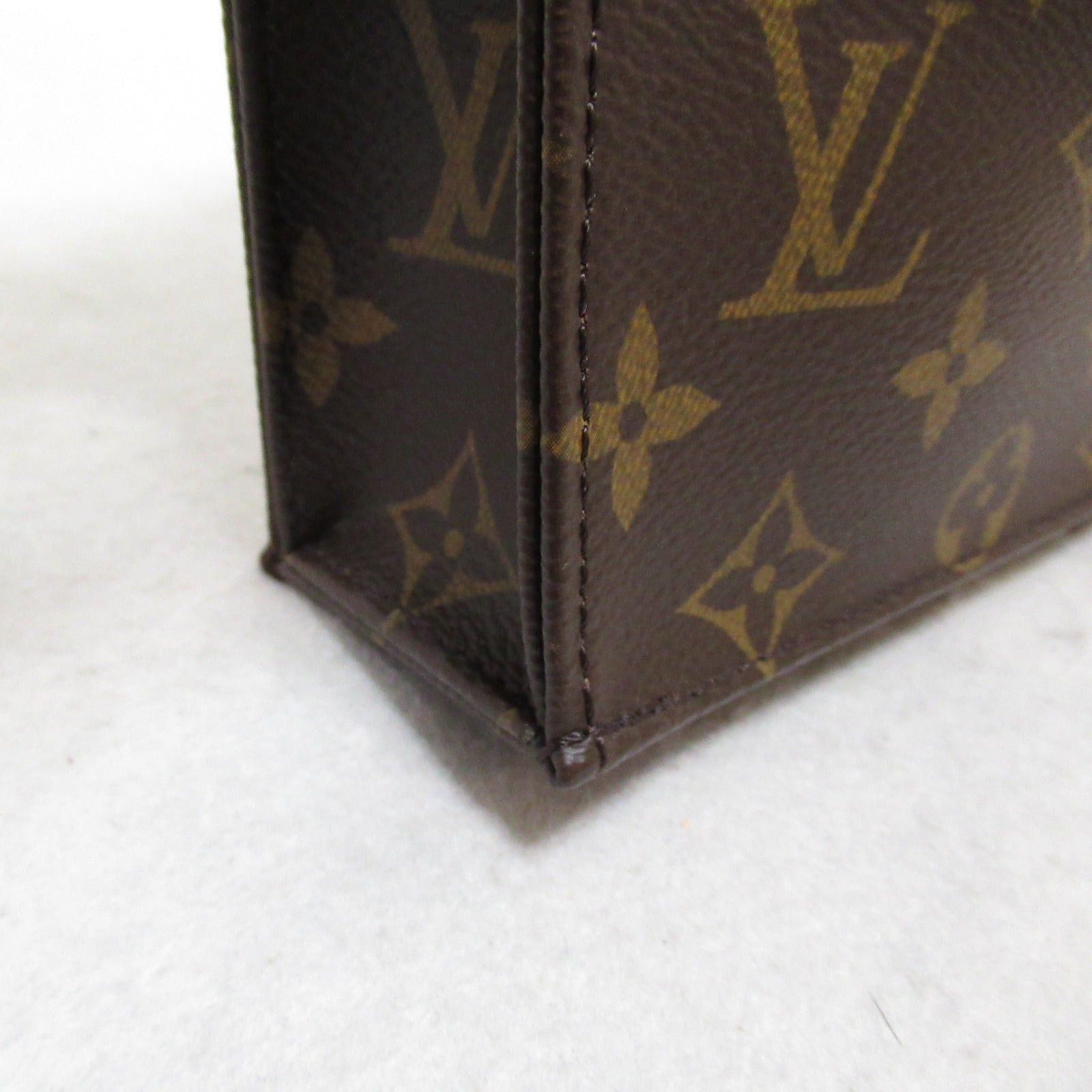Louis Vuitton Louis Vuitton Petite Sacpra Shoulder Bag Coated Canvas Monogram Brown Size ONE SIZE - 11 Thumbnail