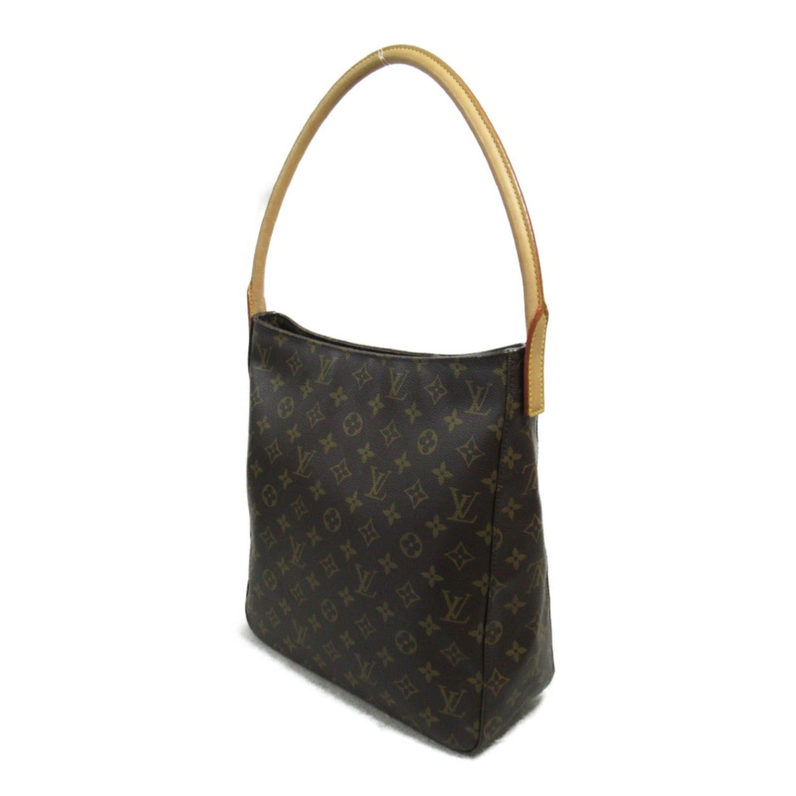 Louis Vuitton Louis Vuitton Looping Shoulder Bag Coated Canvas Monogram Brown Size ONE SIZE - 3 Thumbnail