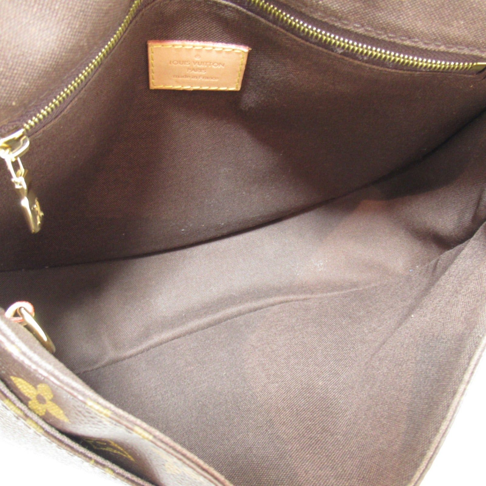 Louis Vuitton Louis Vuitton Menilmontant Pm Shoulder Bag Coated Canvas Monogram Brown Size ONE SIZE - 5 Thumbnail