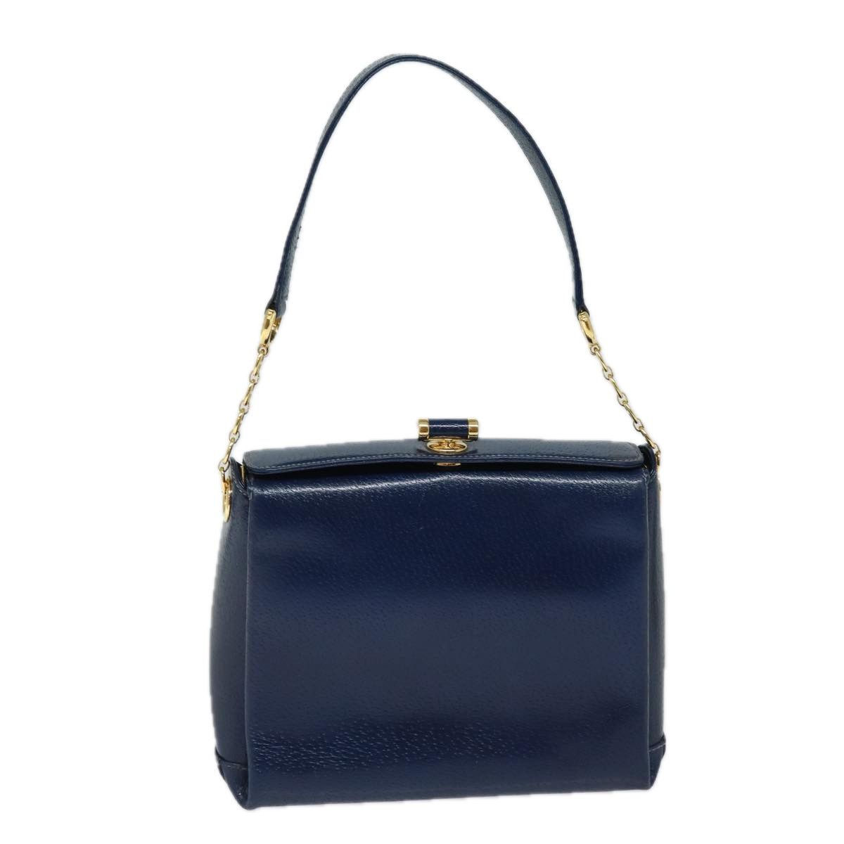 Gucci Bamboo Navy Leather Shoulder Bag (Pre-Owned) Size ONE SIZE - 11 Thumbnail