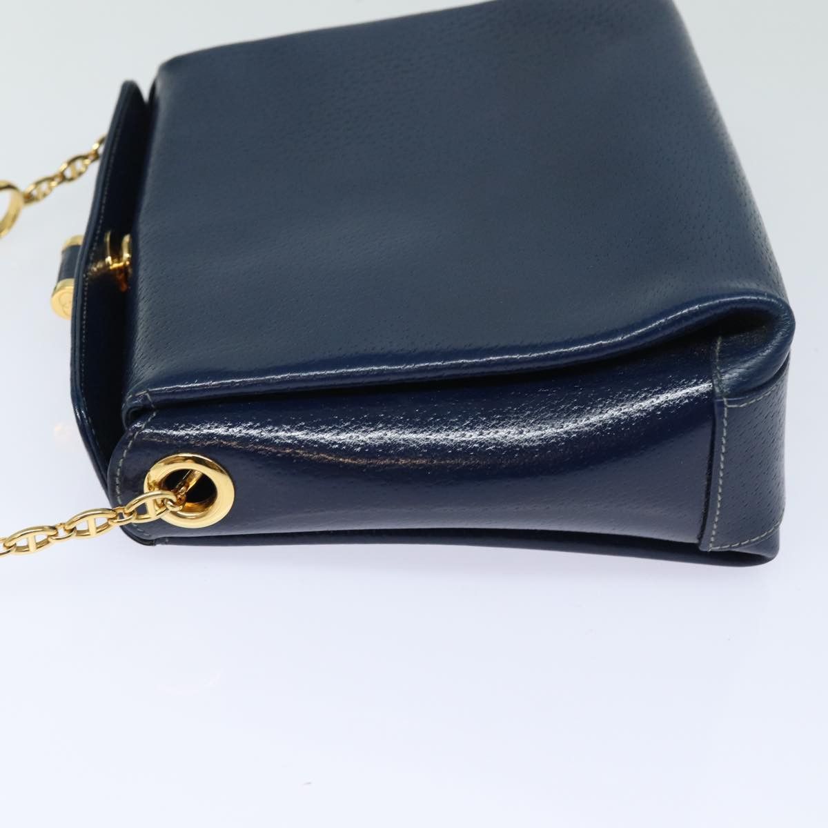 Gucci Bamboo Navy Leather Shoulder Bag (Pre-Owned) Size ONE SIZE - 13 Thumbnail