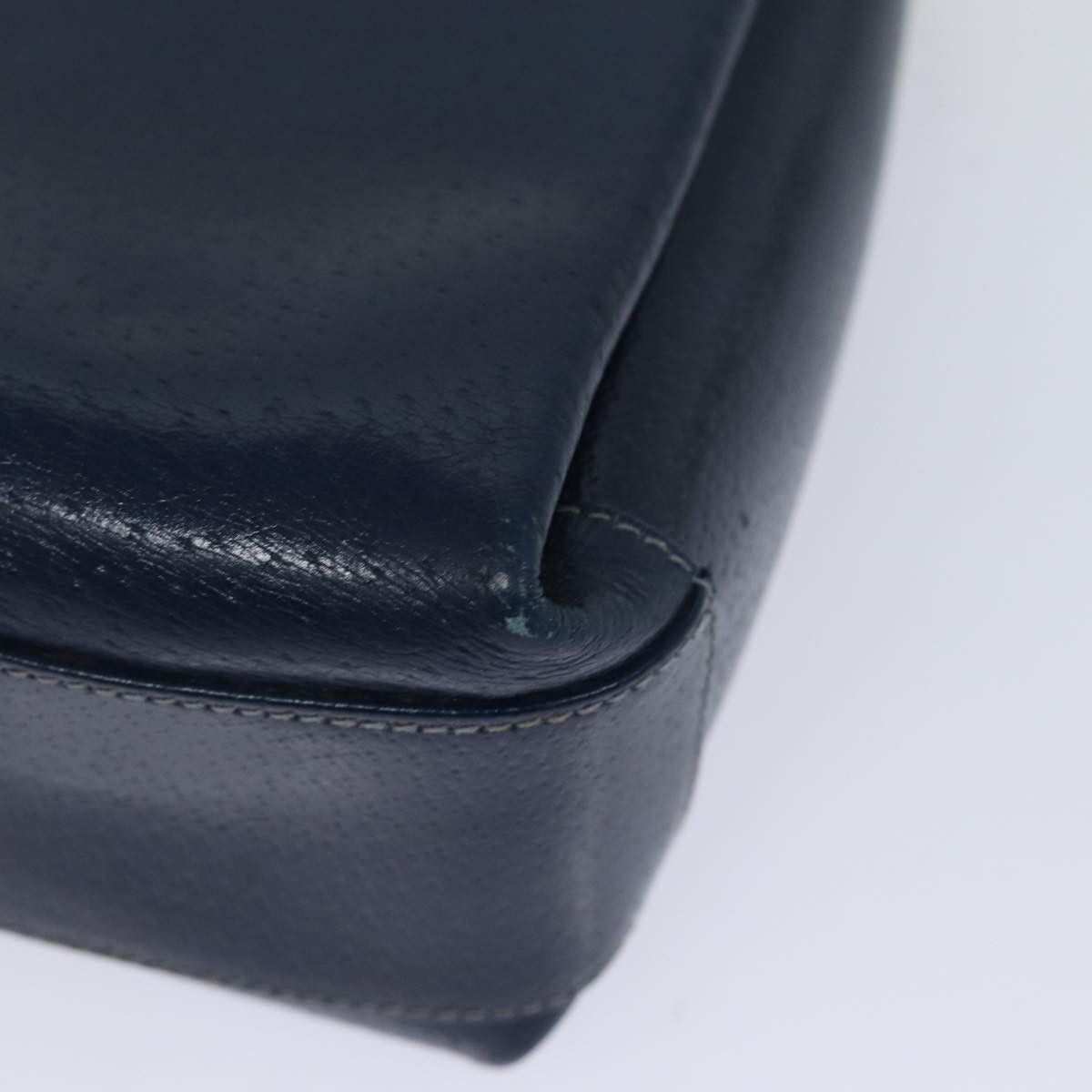 Gucci Bamboo Navy Leather Shoulder Bag (Pre-Owned) Size ONE SIZE - 8 Thumbnail