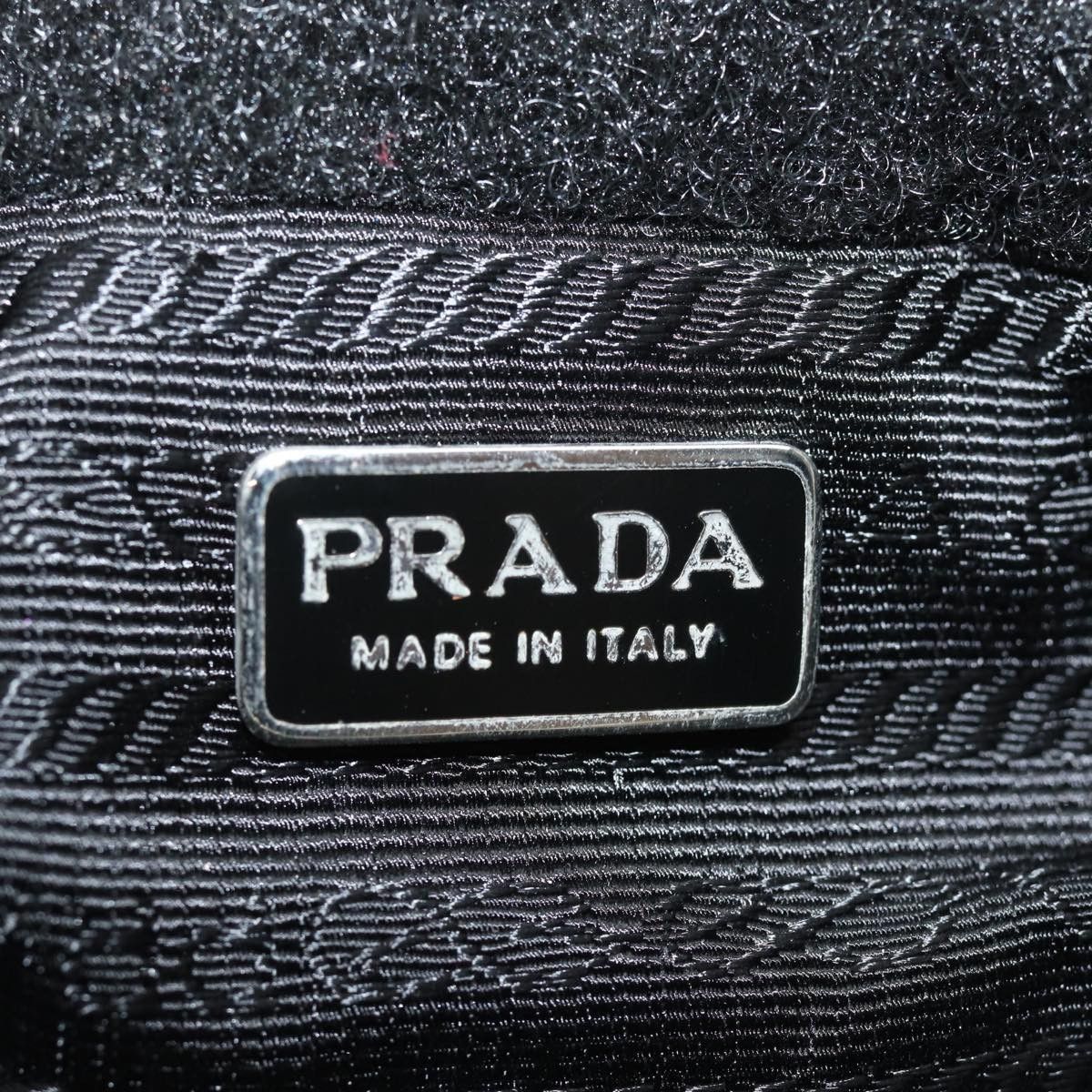 Prada Tessuto Silver Synthetic Handbag (Pre-Owned) Size ONE SIZE - 7 Thumbnail