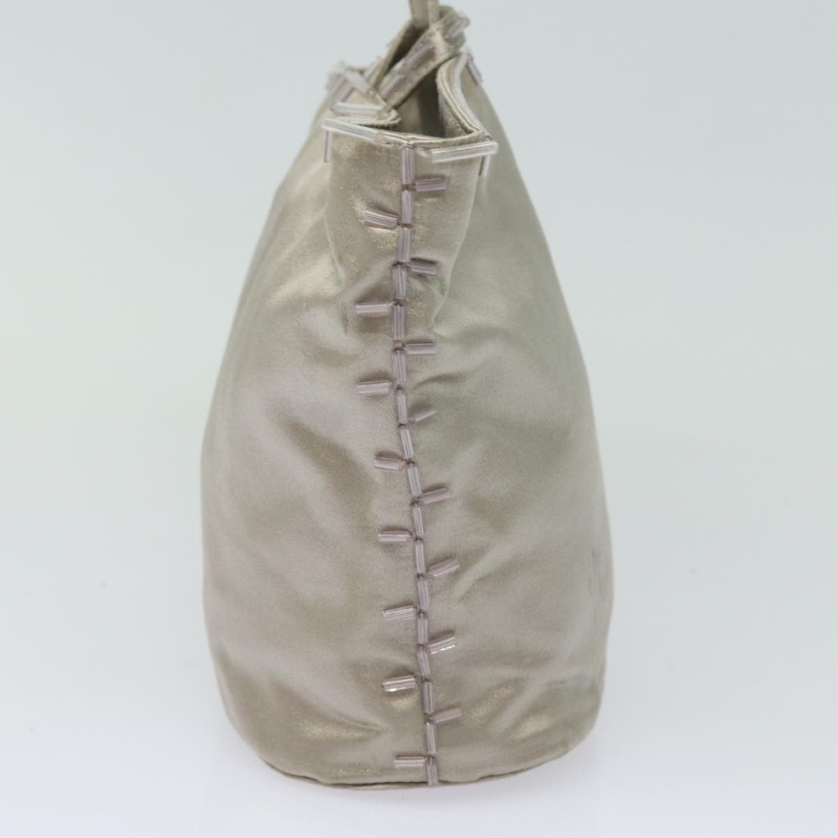 Prada Tessuto Silver Synthetic Handbag (Pre-Owned) Size ONE SIZE - 12 Thumbnail