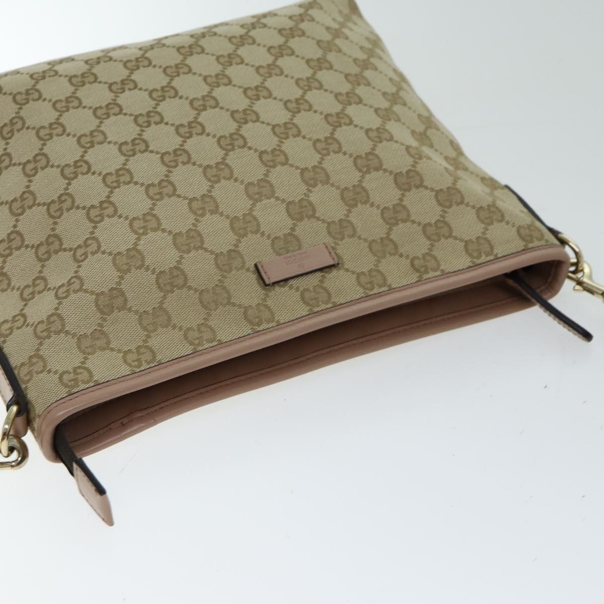 Gucci Gg Supreme Beige Canvas Shoulder Bag (Pre-Owned) Size ONE SIZE - 4 Thumbnail