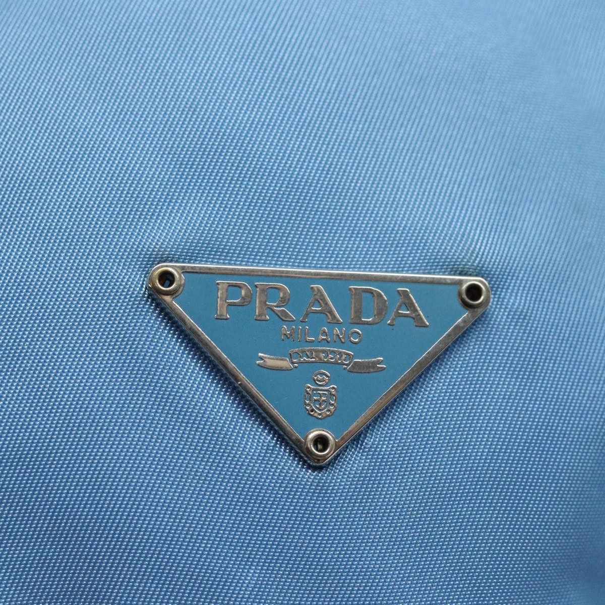 Prada Tessuto Blue Synthetic Clutch Bag (Pre-Owned) Size ONE SIZE - 8 Thumbnail
