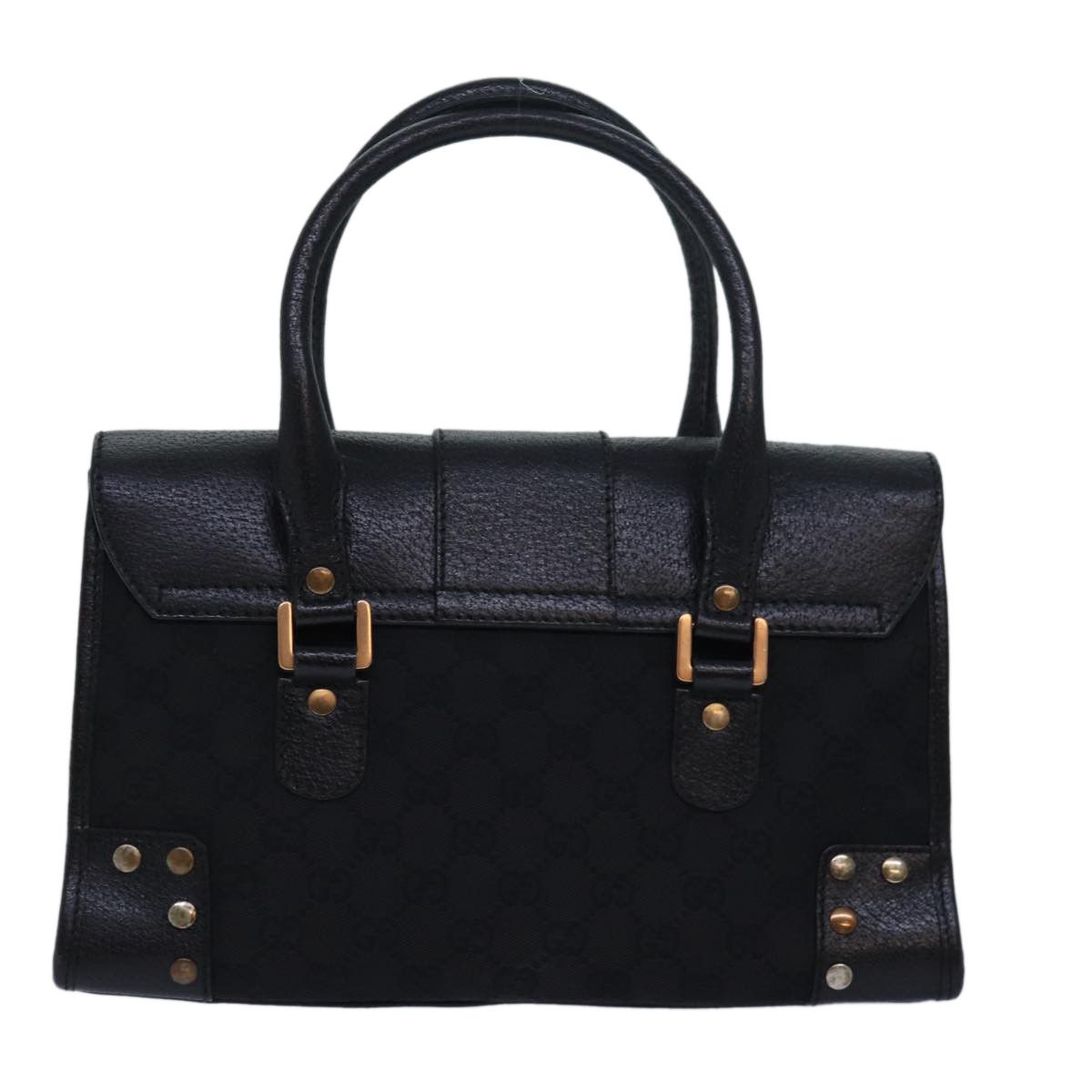 Gucci Gg Canvas Black Canvas Handbag (Pre-Owned) Size ONE SIZE - 2 Thumbnail