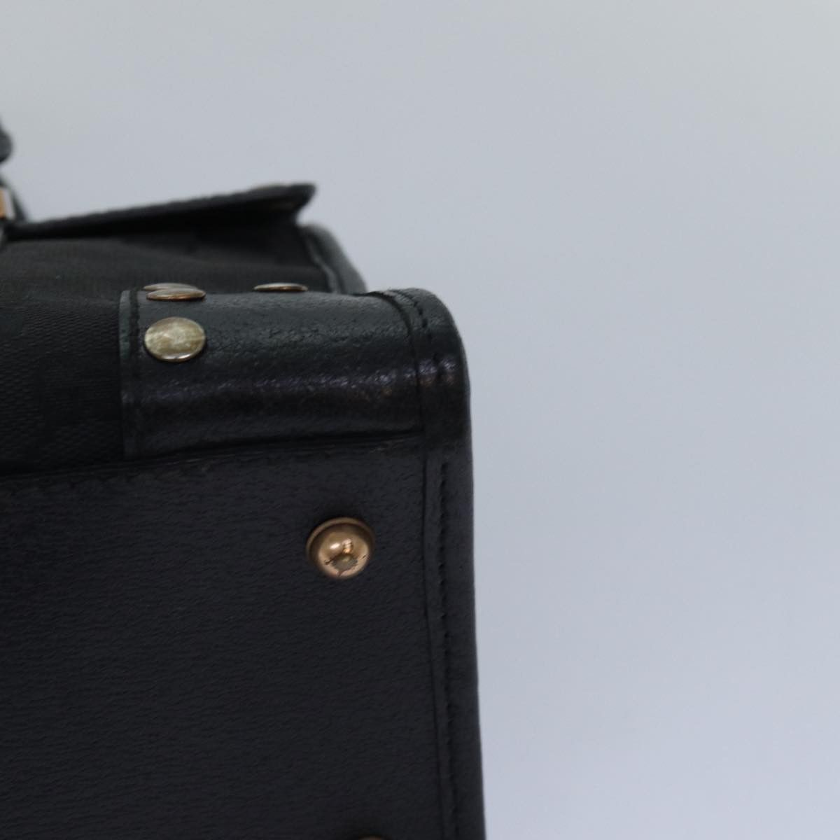 Gucci Gg Canvas Black Canvas Handbag (Pre-Owned) Size ONE SIZE - 9 Thumbnail
