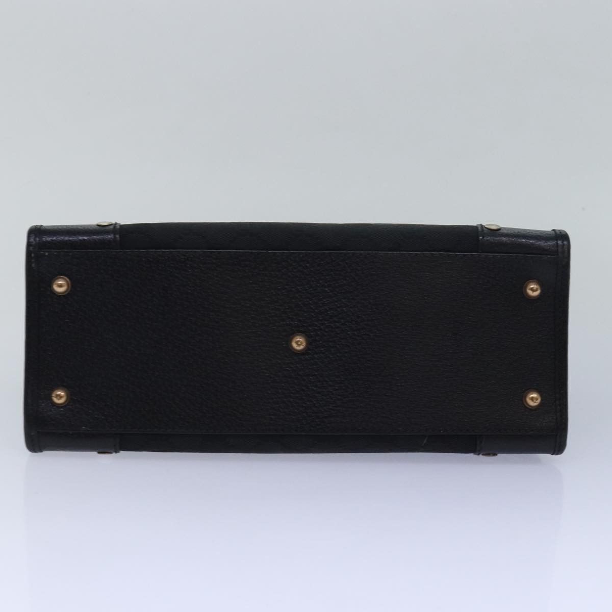 Gucci Gg Canvas Black Canvas Handbag (Pre-Owned) Size ONE SIZE - 3 Thumbnail