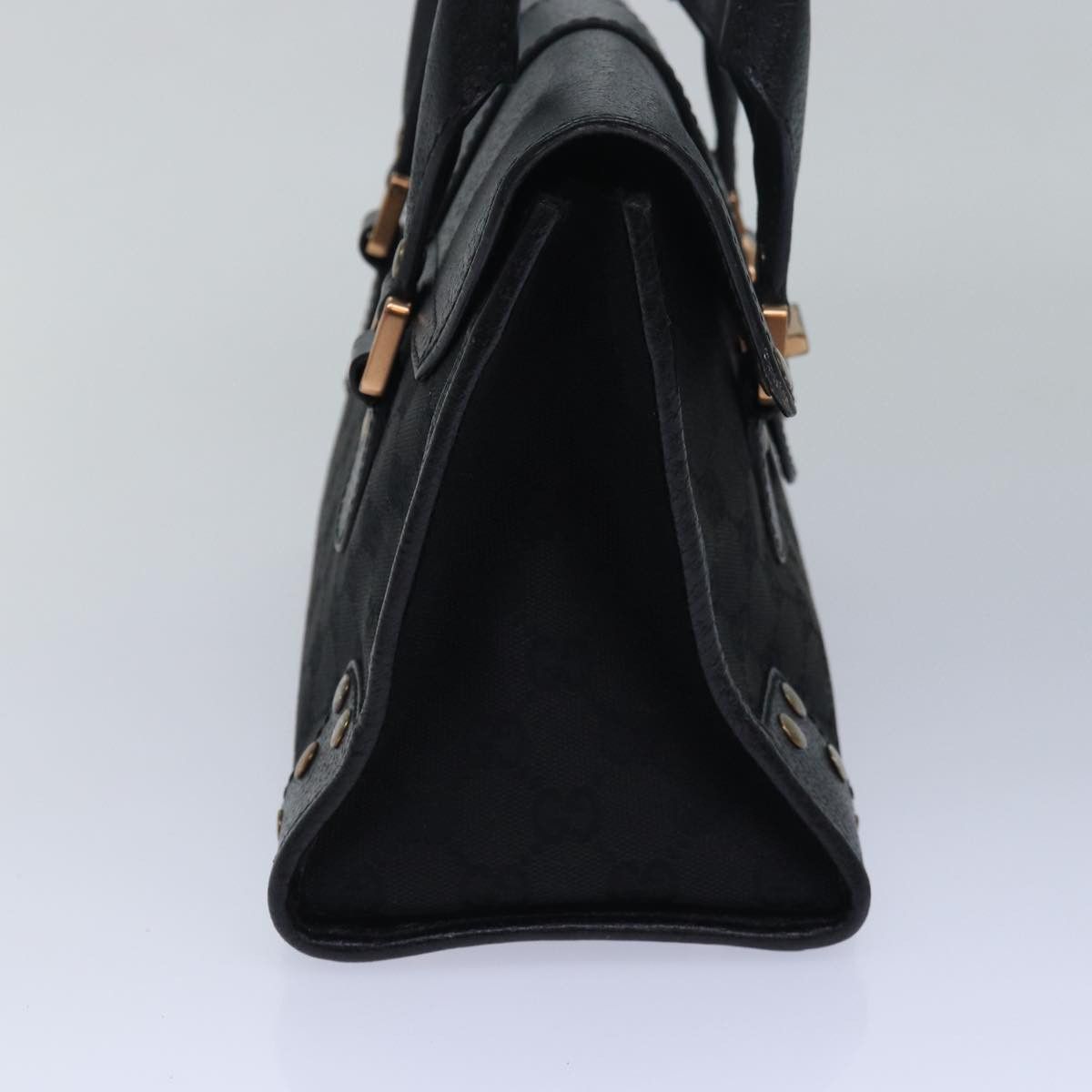 Gucci Gg Canvas Black Canvas Handbag (Pre-Owned) Size ONE SIZE - 12 Thumbnail