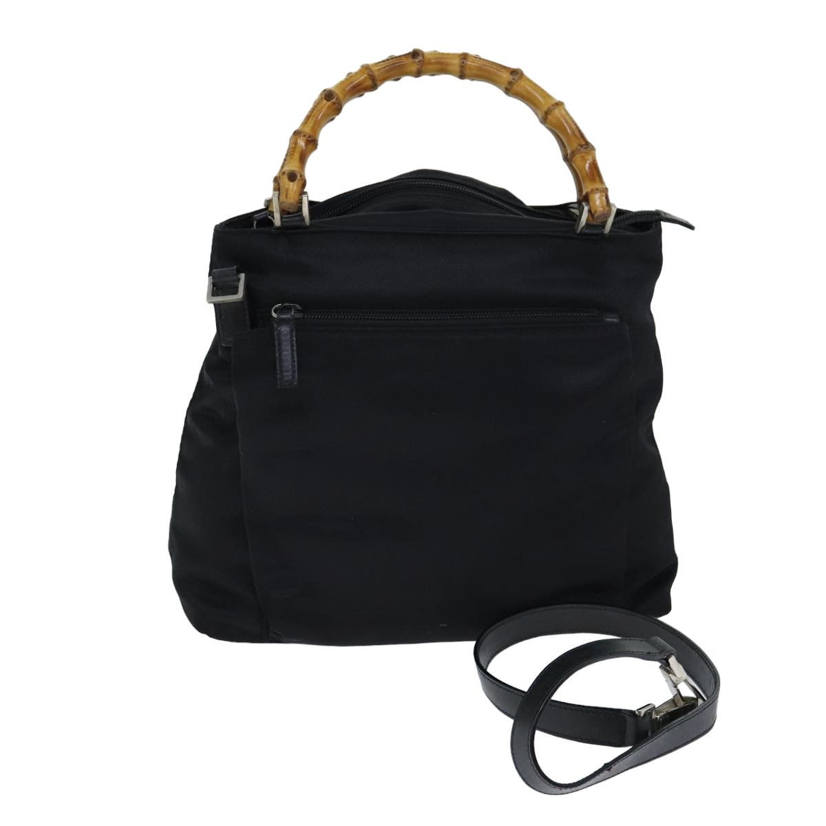 Gucci Bamboo Brown Synthetic Handbag (Pre-Owned) Size ONE SIZE - 9 Thumbnail