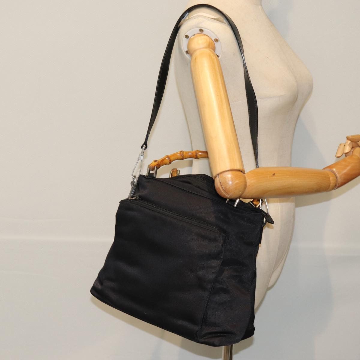 Gucci Bamboo Brown Synthetic Handbag (Pre-Owned) Size ONE SIZE - 7 Thumbnail