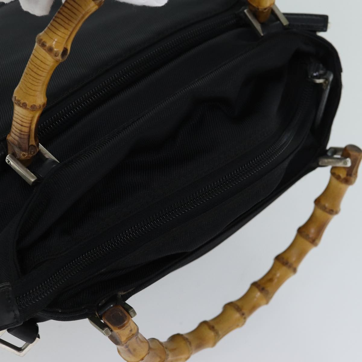 Gucci Bamboo Brown Synthetic Handbag (Pre-Owned) Size ONE SIZE - 4 Thumbnail