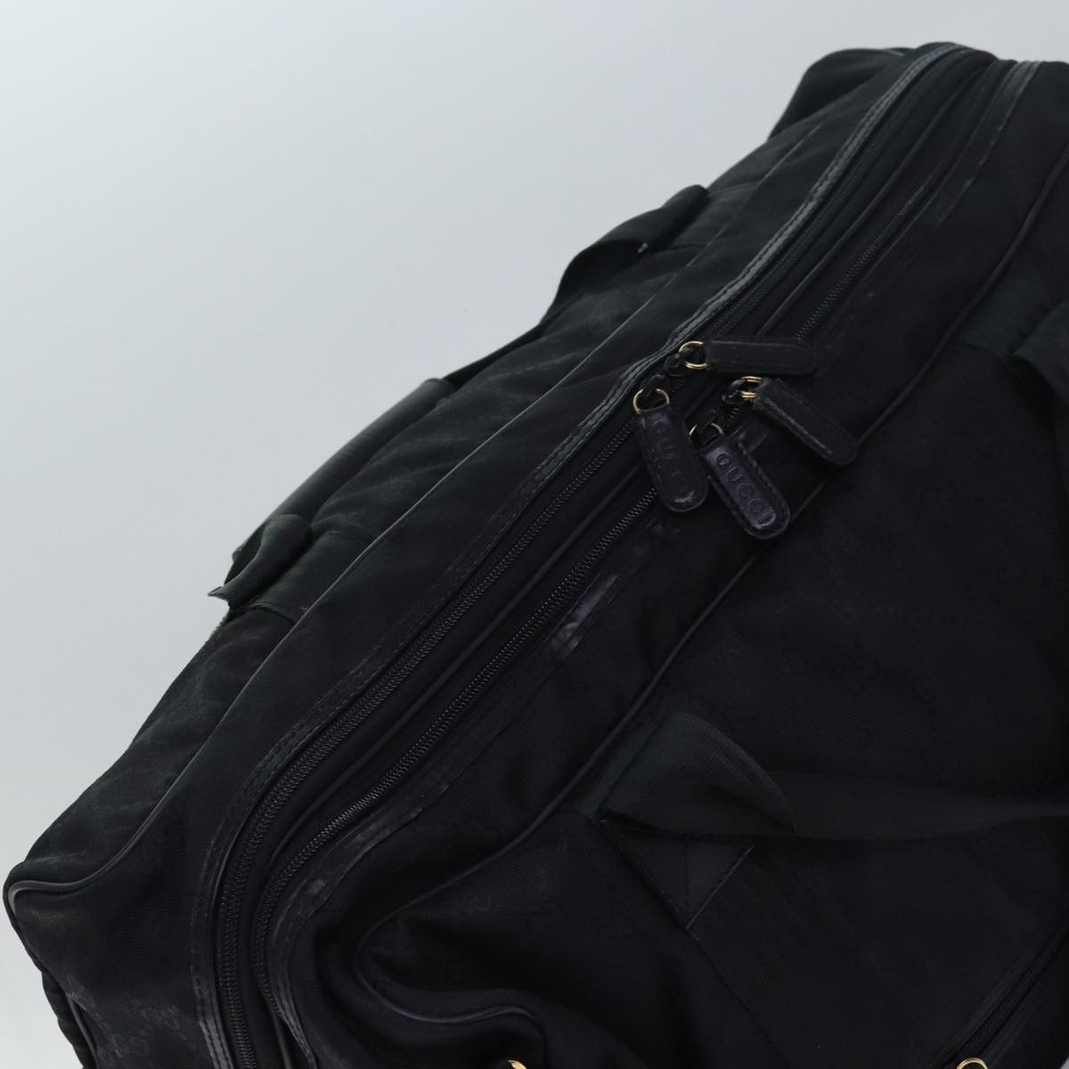 Gucci Gg Canvas Black Canvas Travel Bag (Pre-Owned) Size ONE SIZE - 4 Thumbnail