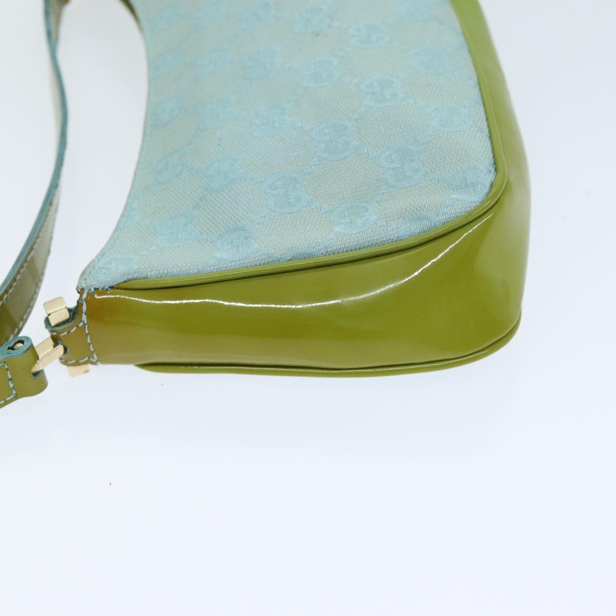 Gucci Gg Canvas Blue Canvas Shoulder Bag (Pre-Owned) Size ONE SIZE - 9 Thumbnail