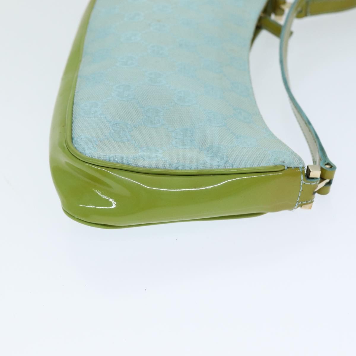Gucci Gg Canvas Blue Canvas Shoulder Bag (Pre-Owned) Size ONE SIZE - 8 Thumbnail