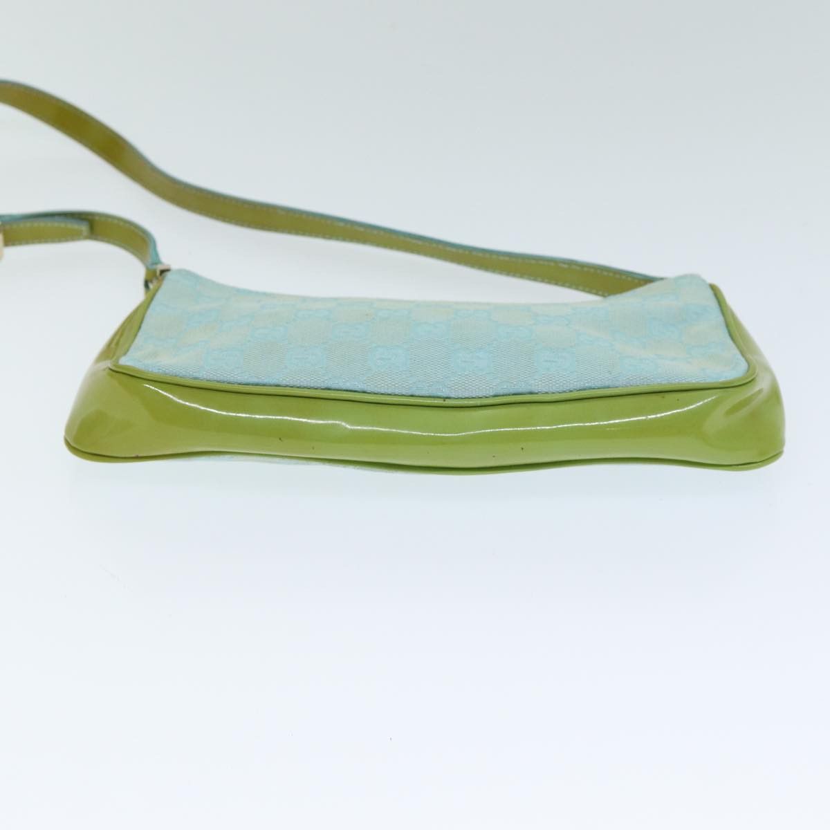 Gucci Gg Canvas Blue Canvas Shoulder Bag (Pre-Owned) Size ONE SIZE - 3 Thumbnail