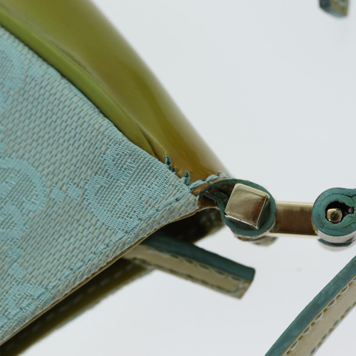 Gucci Gg Canvas Blue Canvas Shoulder Bag (Pre-Owned) Size ONE SIZE - 12 Thumbnail